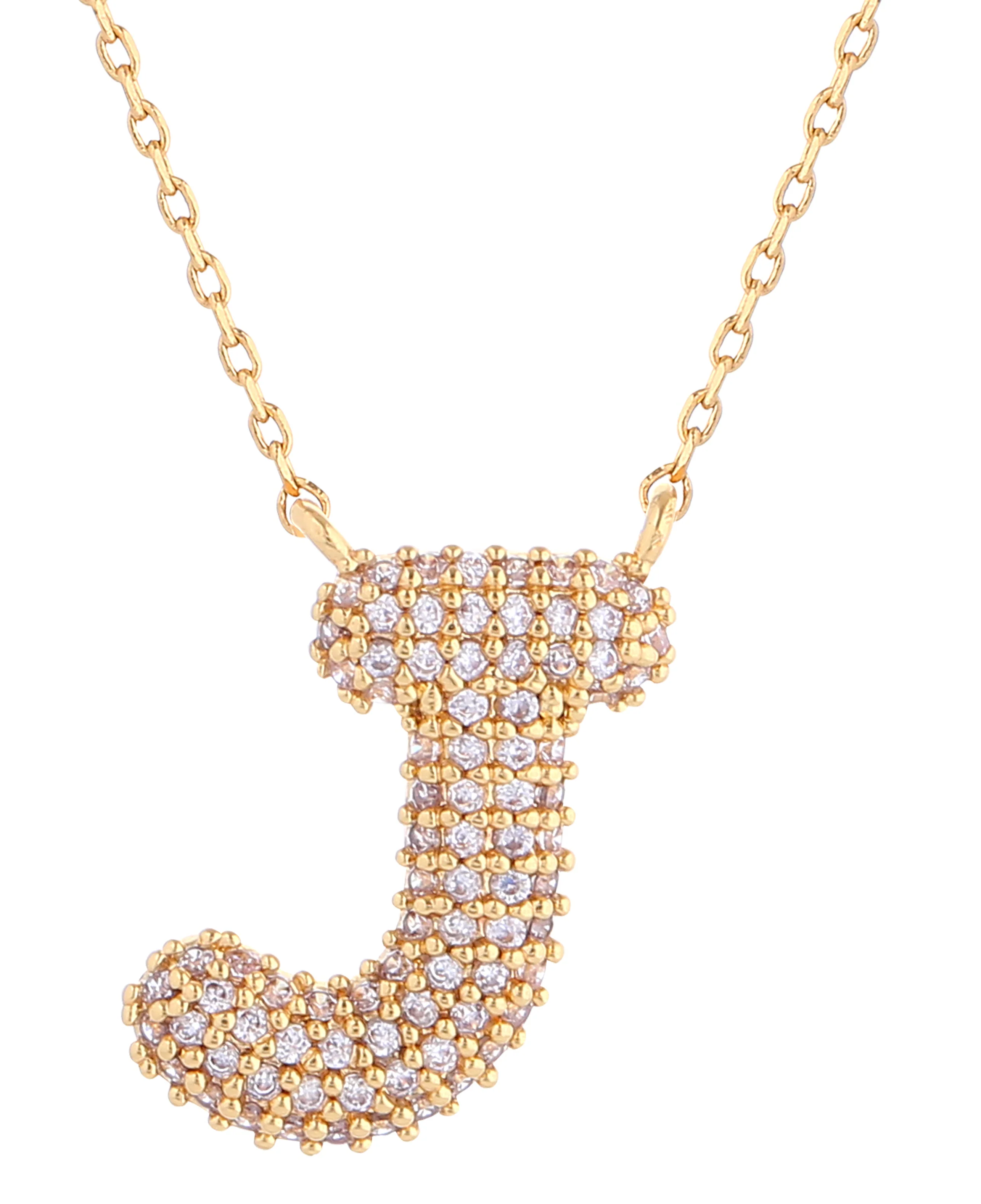 14K Gold Dipped Textured initial Necklace - Image 12