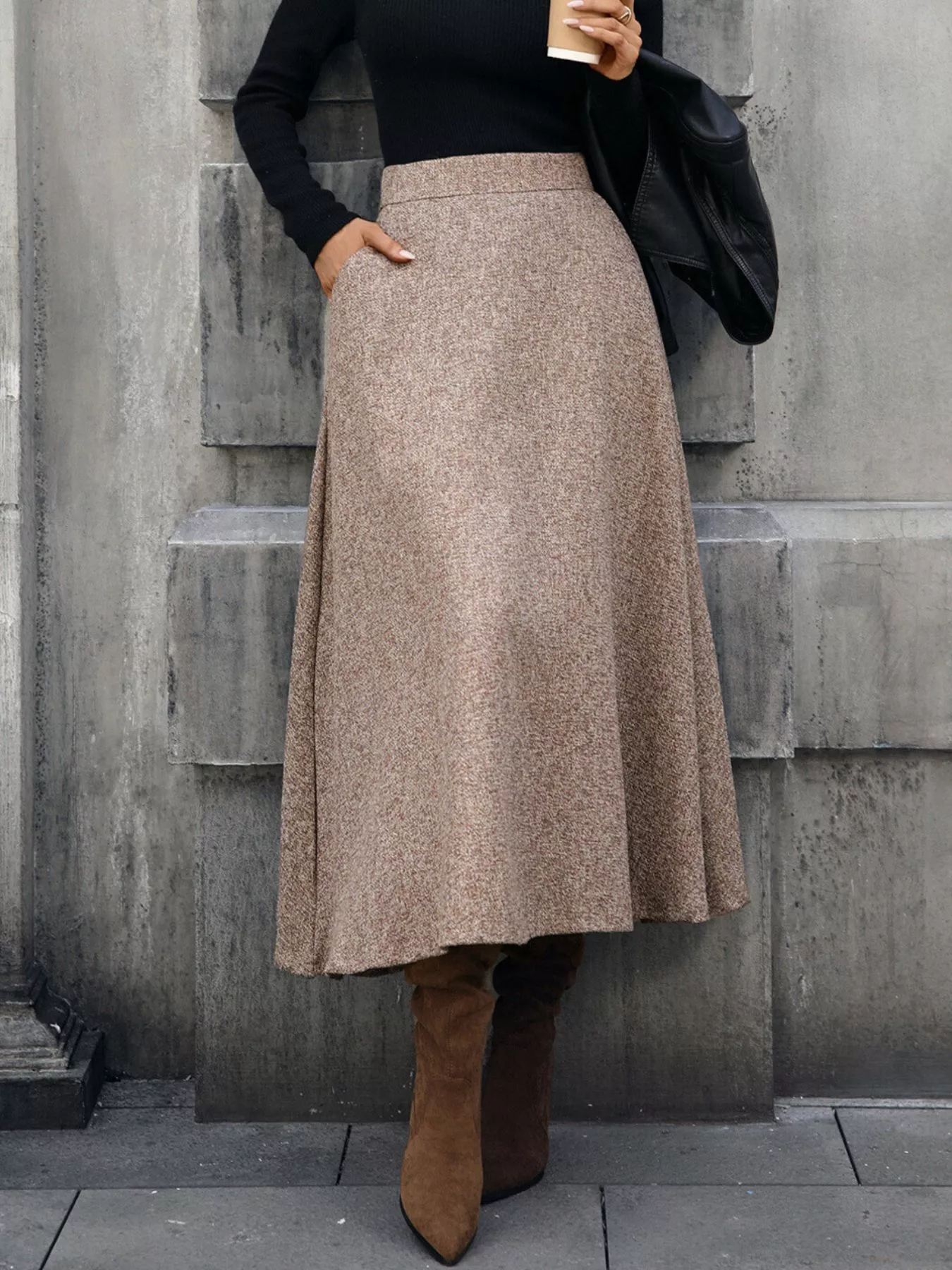 A-Line Midi Skirt - Image 5