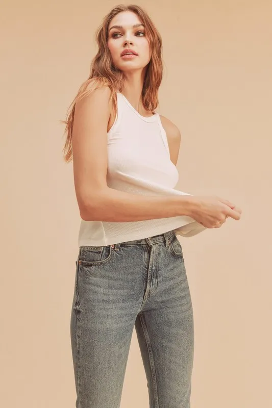 Aemi + Co Lightweight Ribbed Tank - Image 3