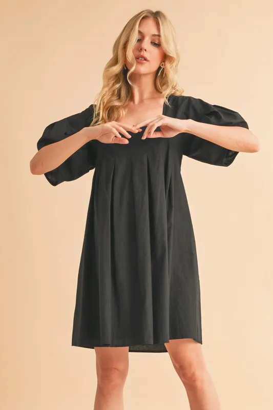 Aemi + Co Square Neck Babydoll Dress with Pockets - Image 6