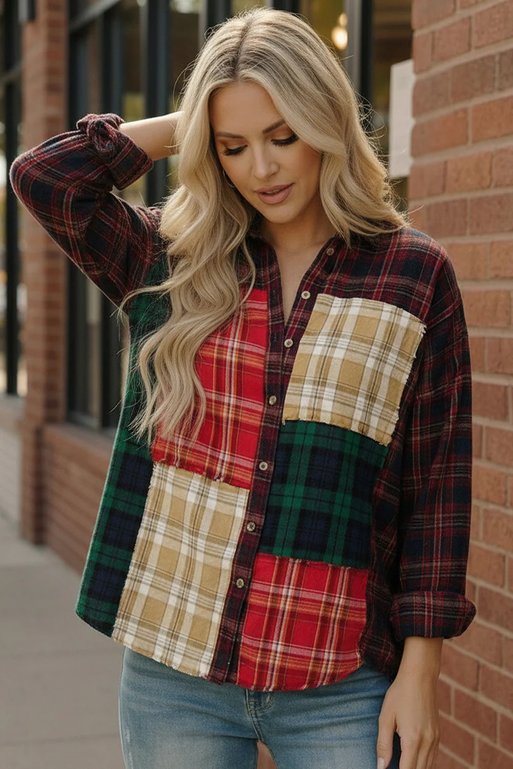 All the Plaids Button Up - Image 2