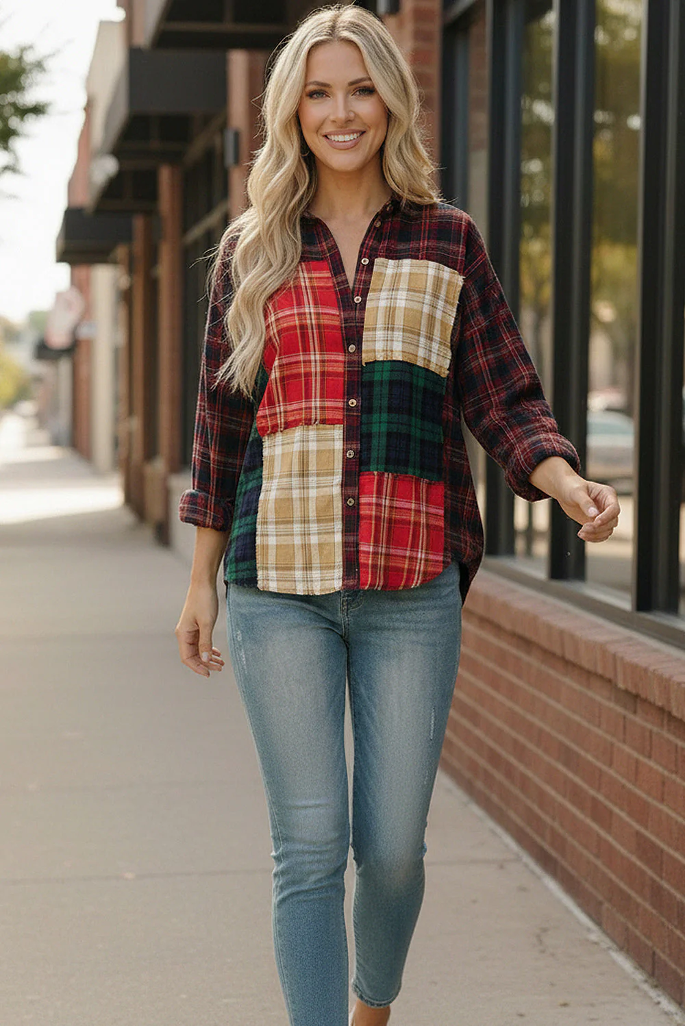 All the Plaids Button Up - Image 5