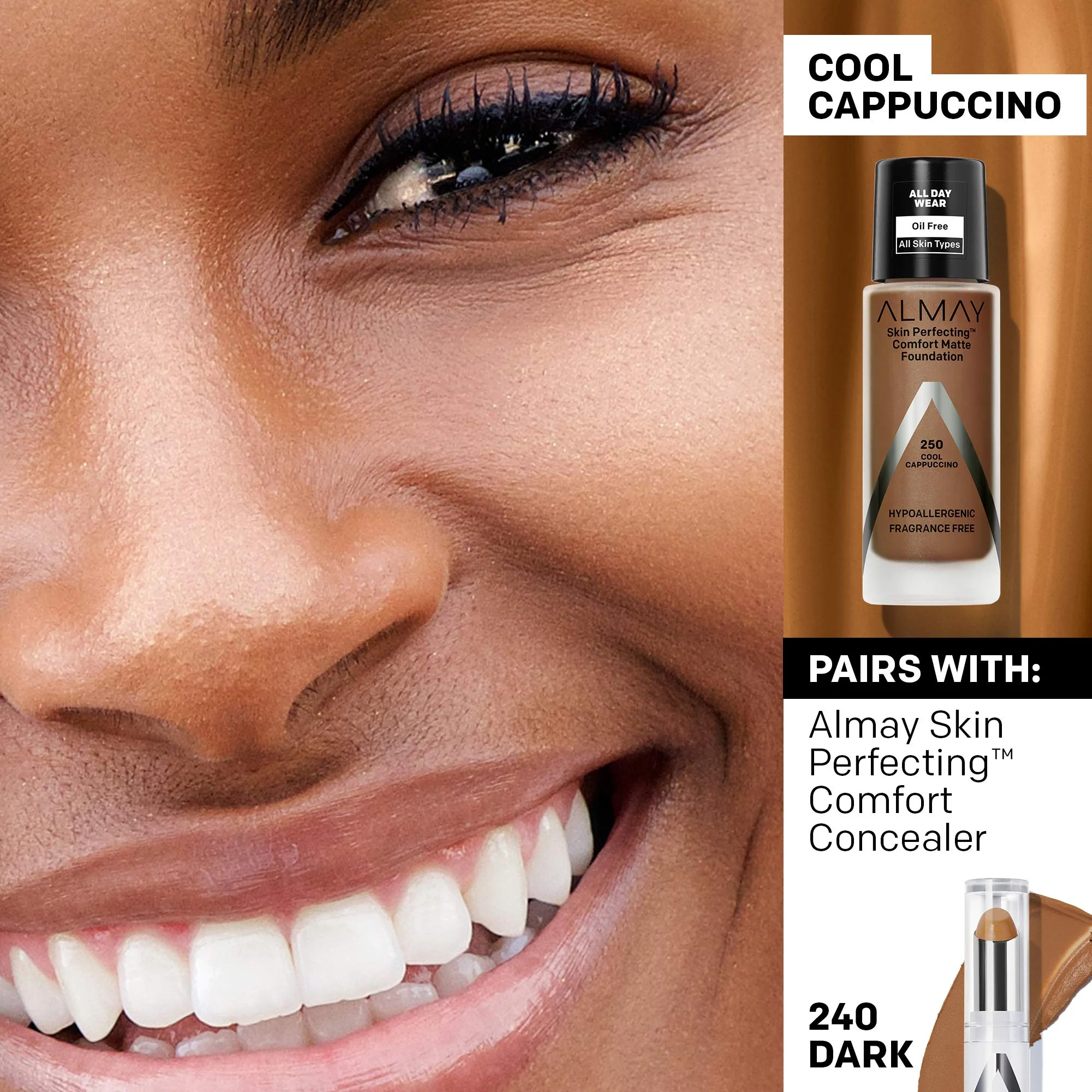 ALMAY Almay skin perfecting comfort matte foundation 1 Fluid Ounce - Image 20