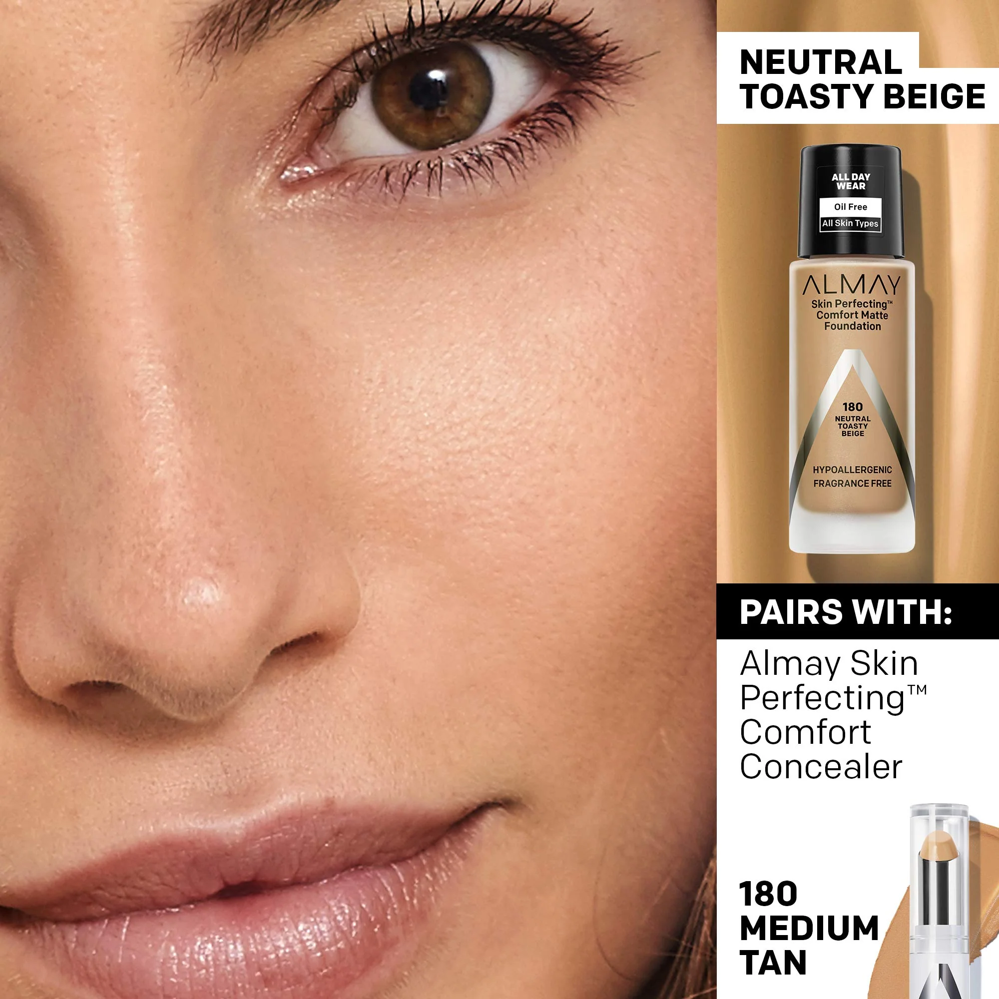 ALMAY Almay skin perfecting comfort matte foundation 1 Fluid Ounce - Image 90