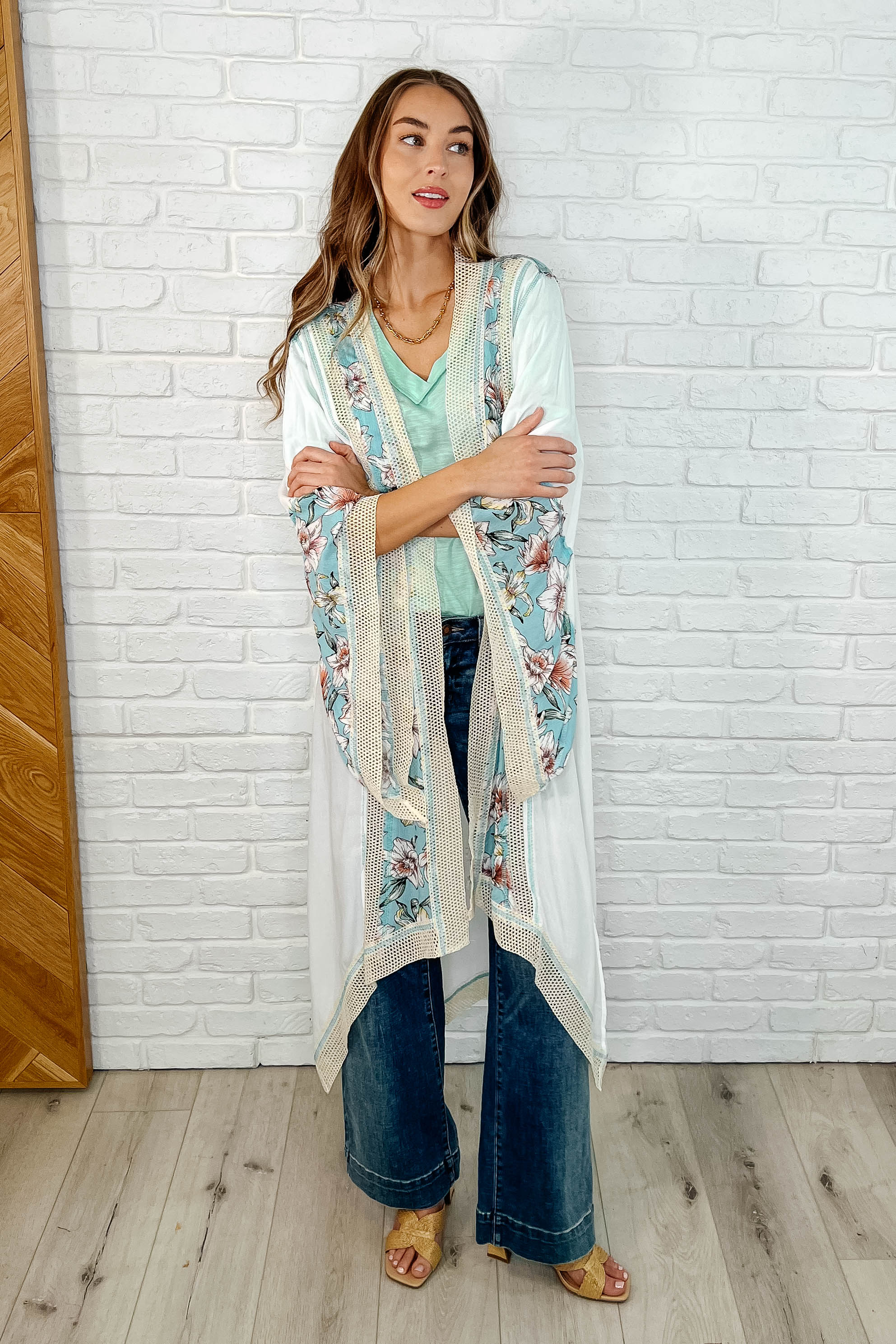 Always Flowing Open Front High Low Cardigan - Image 3