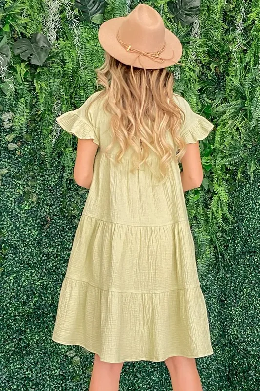 And The Why Cotton Gauze Baby Doll Casual Dress - Image 3