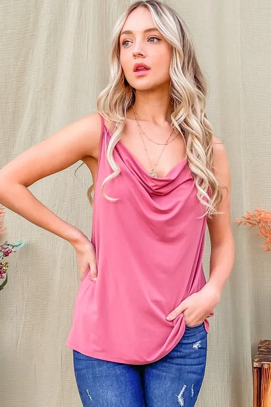 And The Why Cowl Neck Cami - Image 2