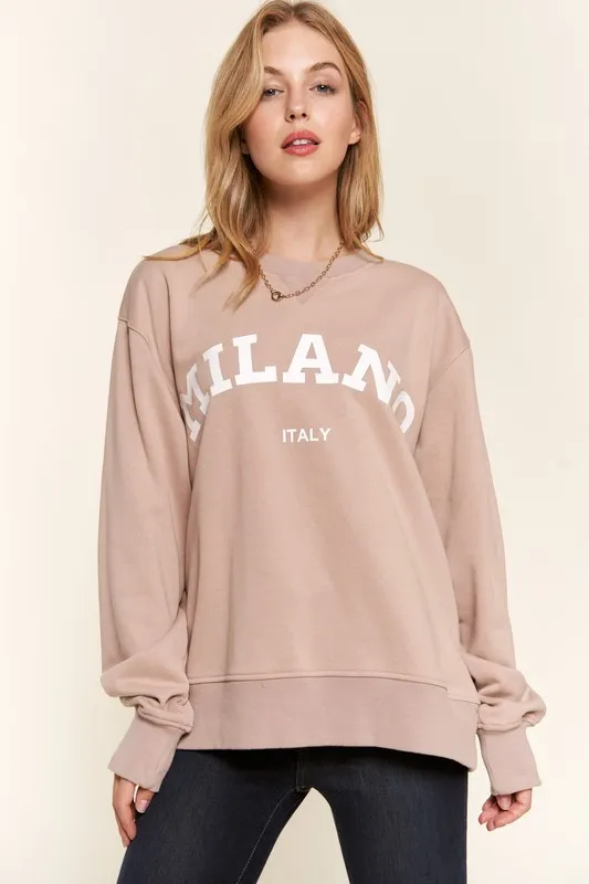 And The Why Washed Milano Pullover Sweatshirt - Image 4