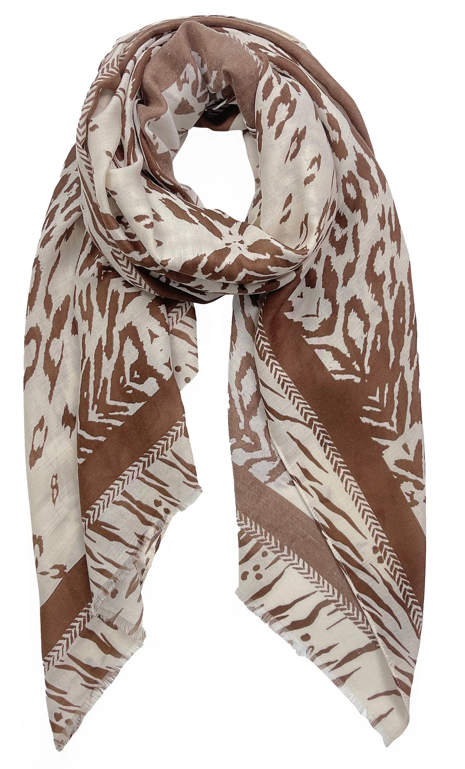 Animal Print Scarf - Image 3