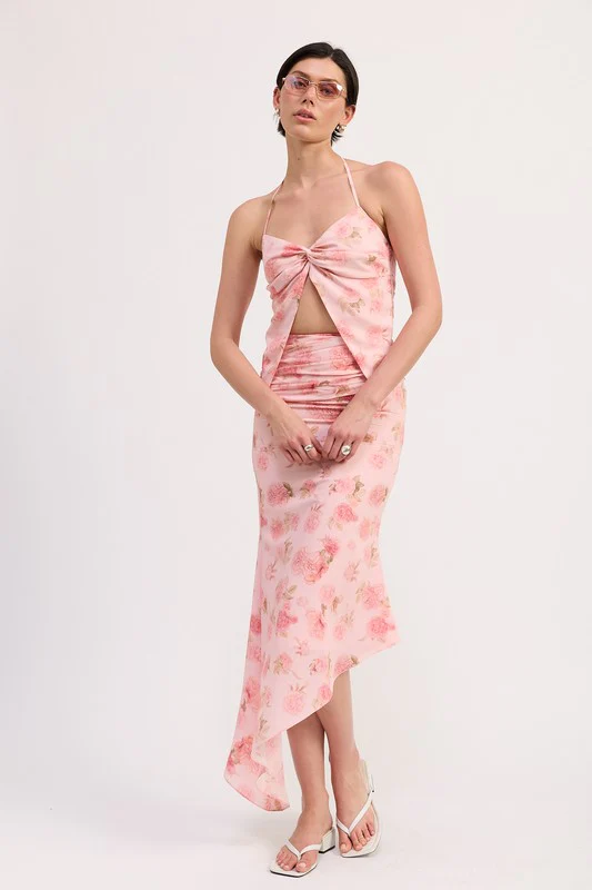 ASYMMETRICAL RUCHED MERMAID SKIRT - Image 3