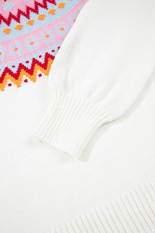 Avery Print Drop Shoulder Sweater - Image 13