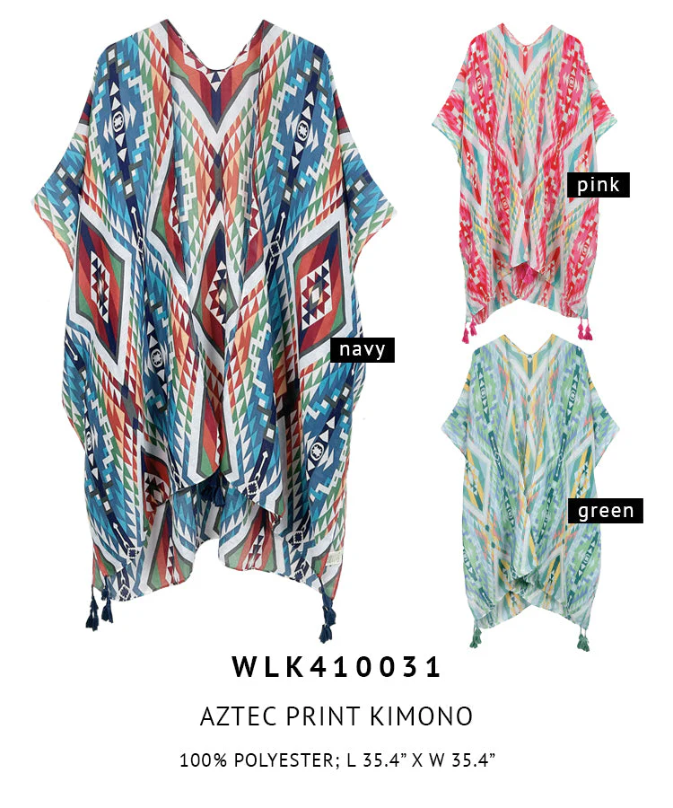 Aztec Print Kimono - Image 3