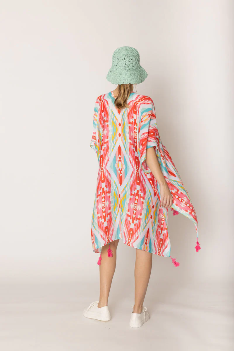 Aztec Print Kimono - Image 5