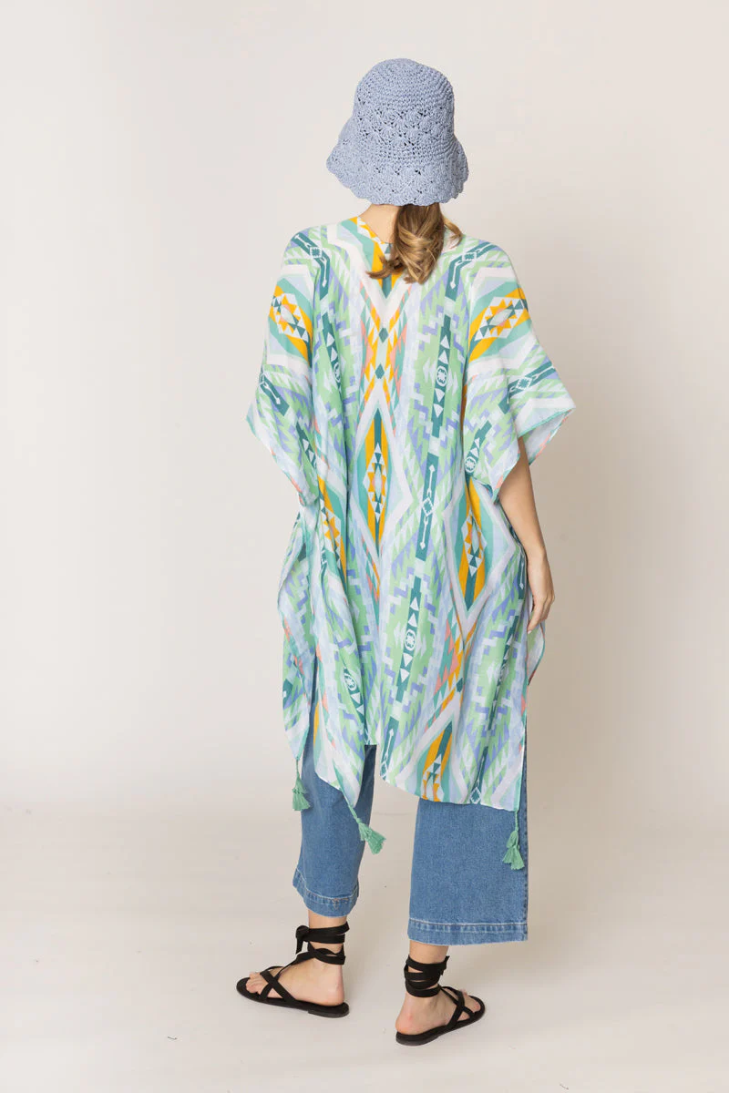 Aztec Print Kimono - Image 7