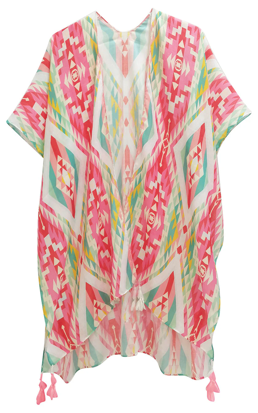 Aztec Print Kimono - Image 9