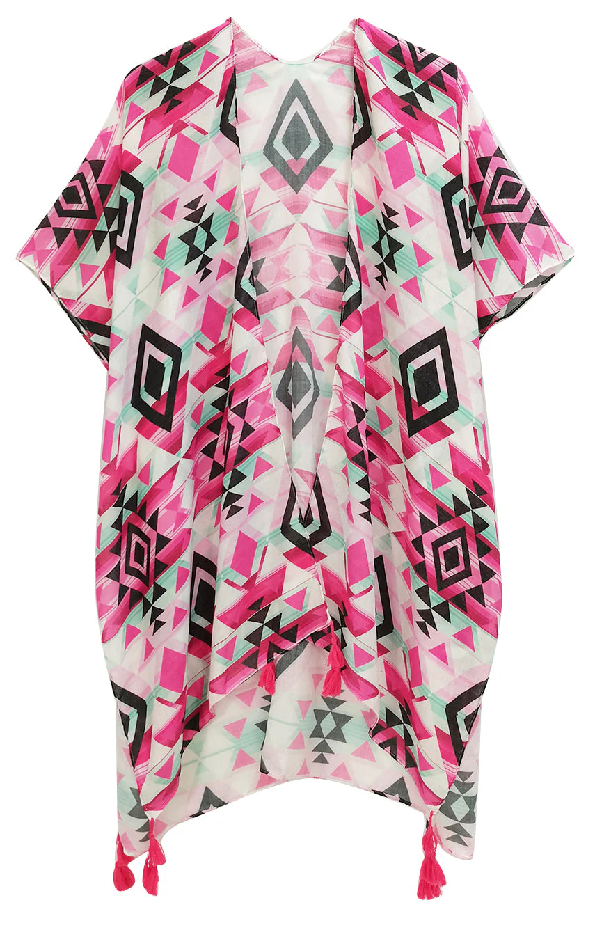 Aztec Print Kimono - Image 7
