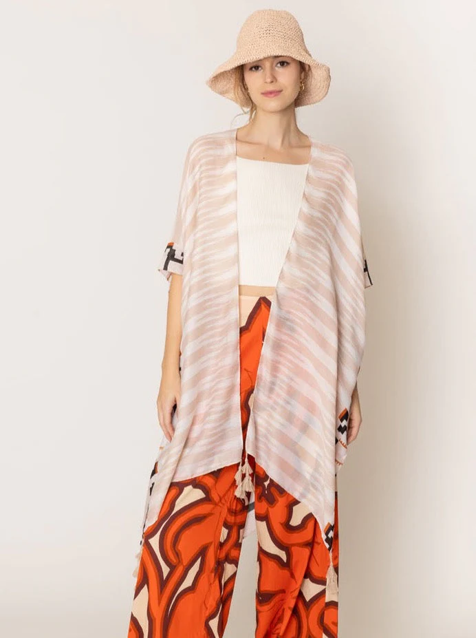 Aztec Print Kimono - Image 2