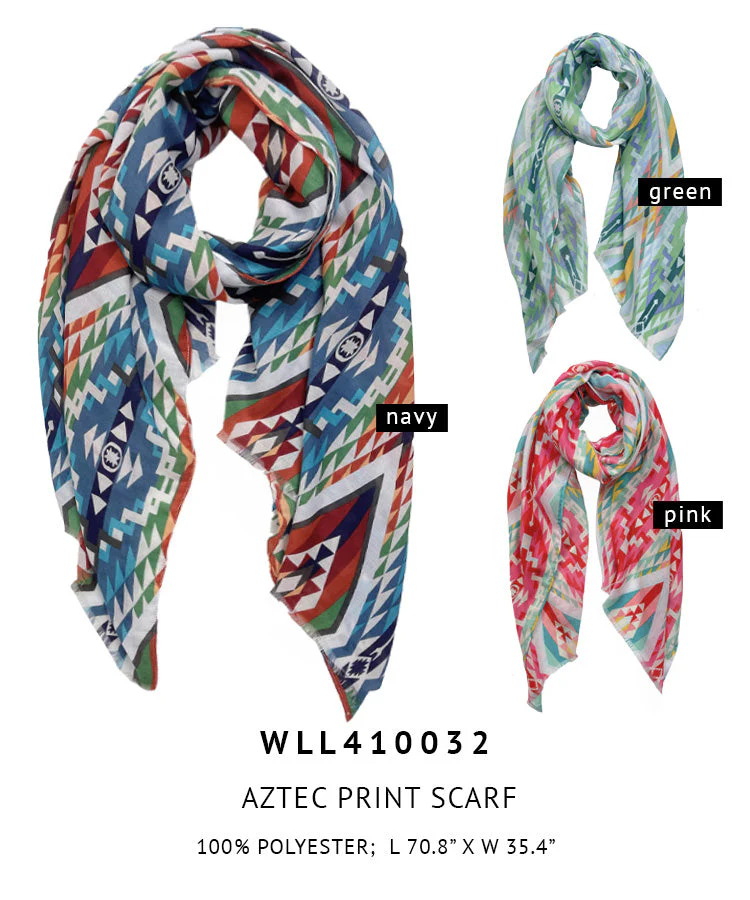 Aztec Print Scarf - Image 4