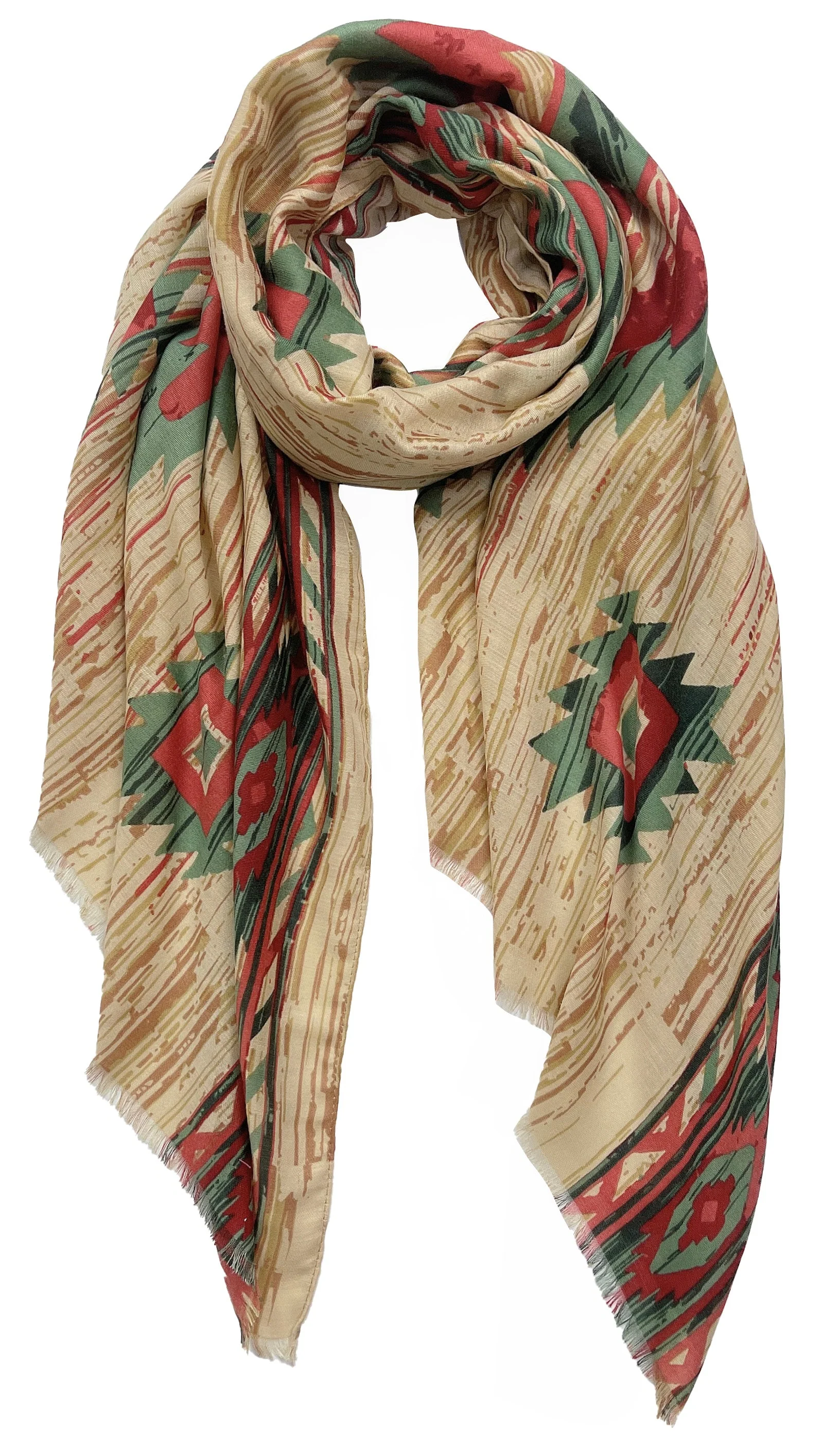 Aztec Print Scarf - Image 4