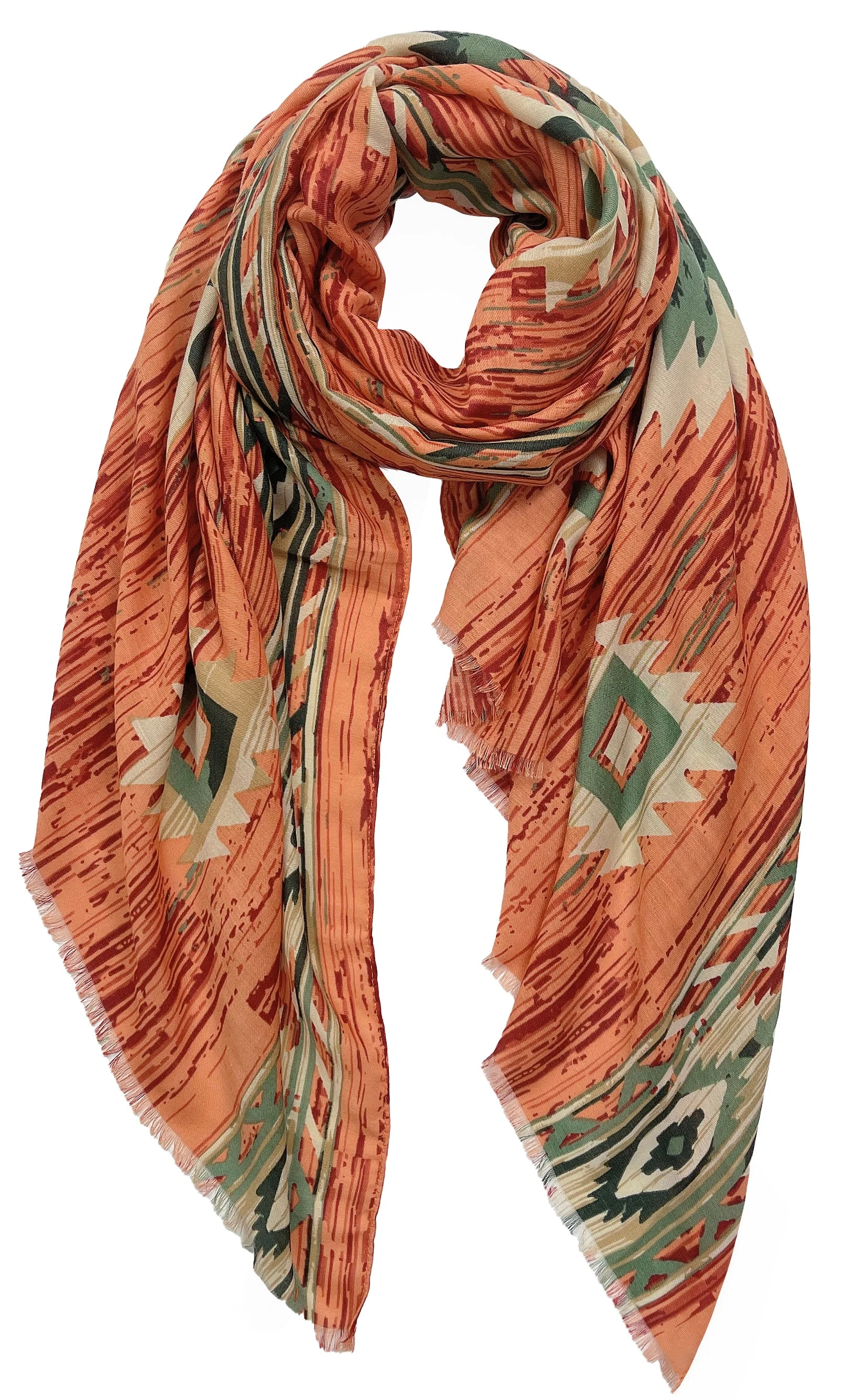 Aztec Print Scarf - Image 5