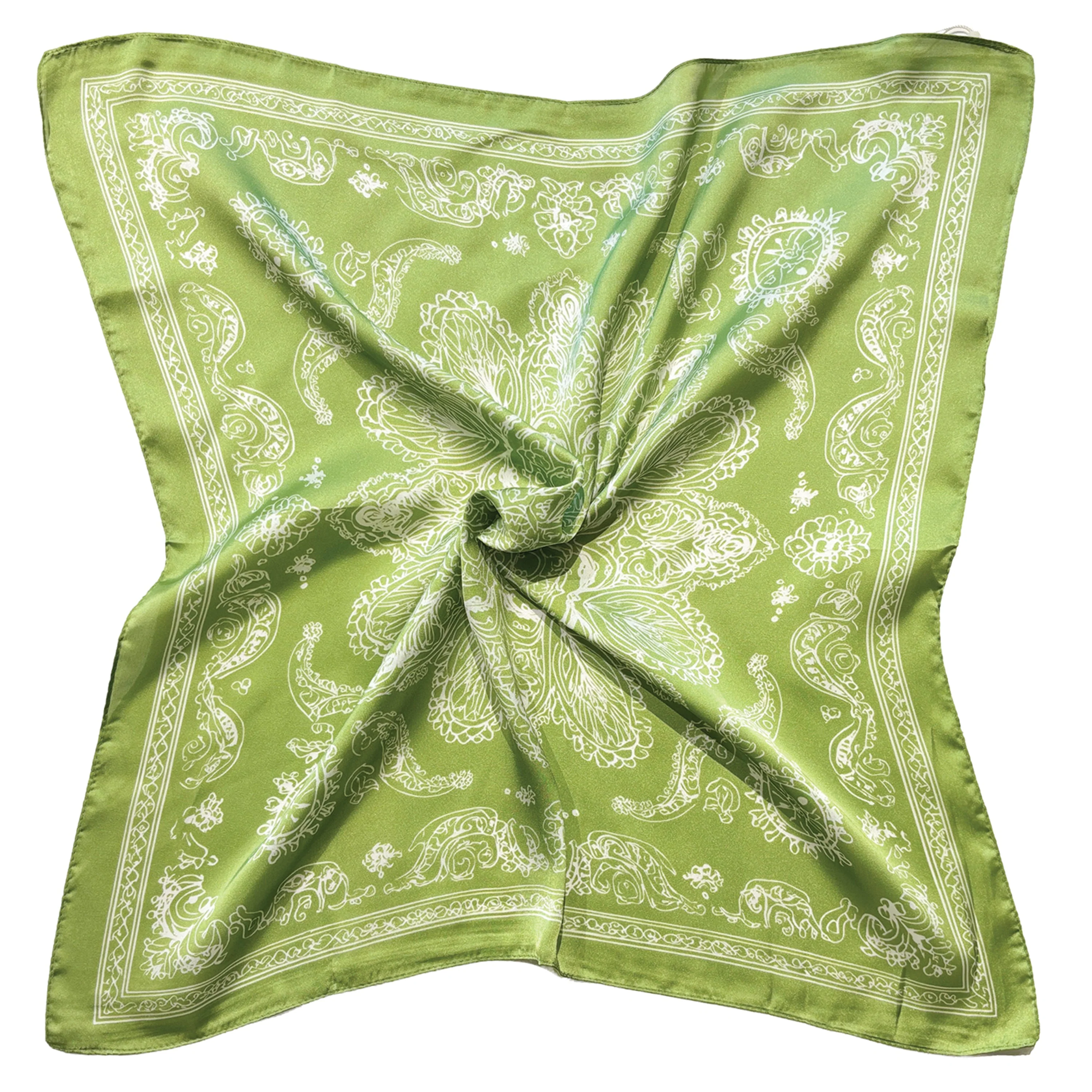 Bandana Print Square Scarf - Image 10