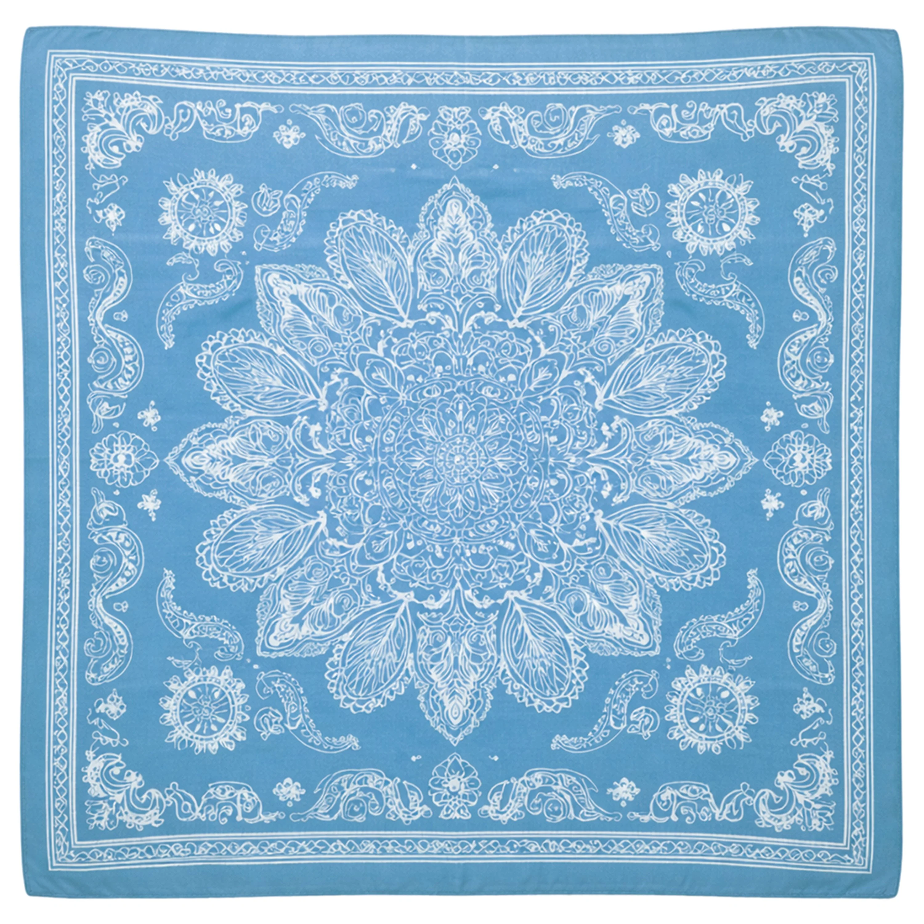 Bandana Print Square Scarf - Image 7