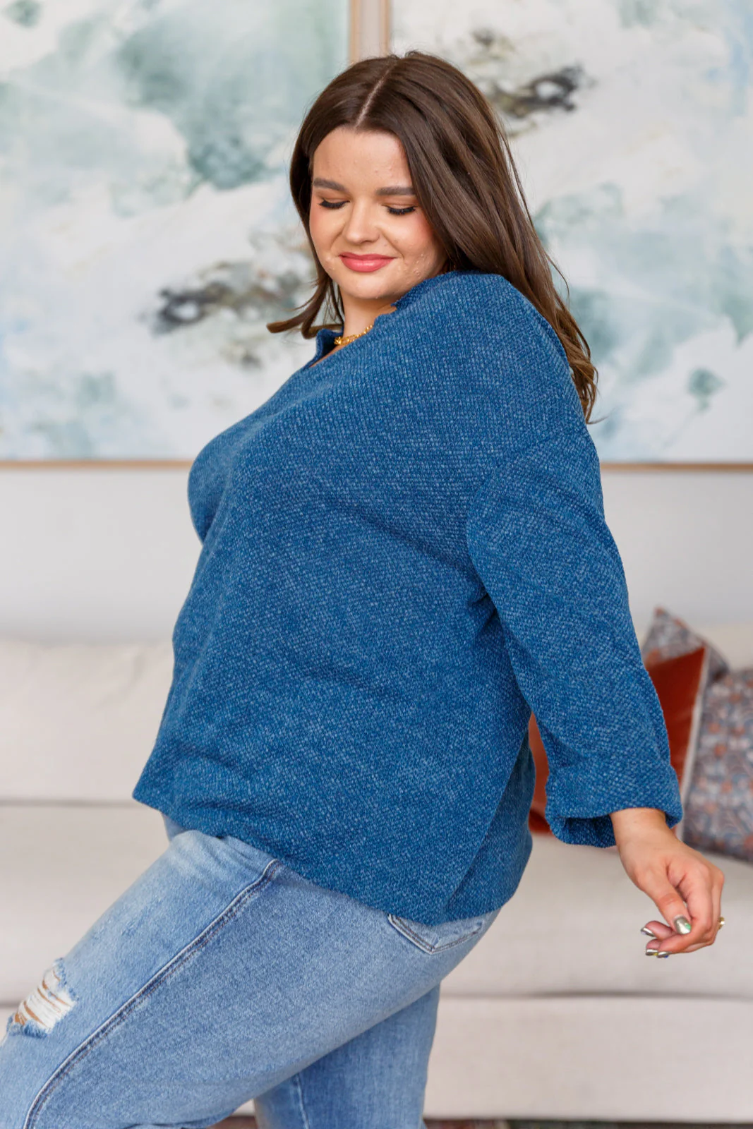 Best Foot Forward V-Neck Pullover - Image 6