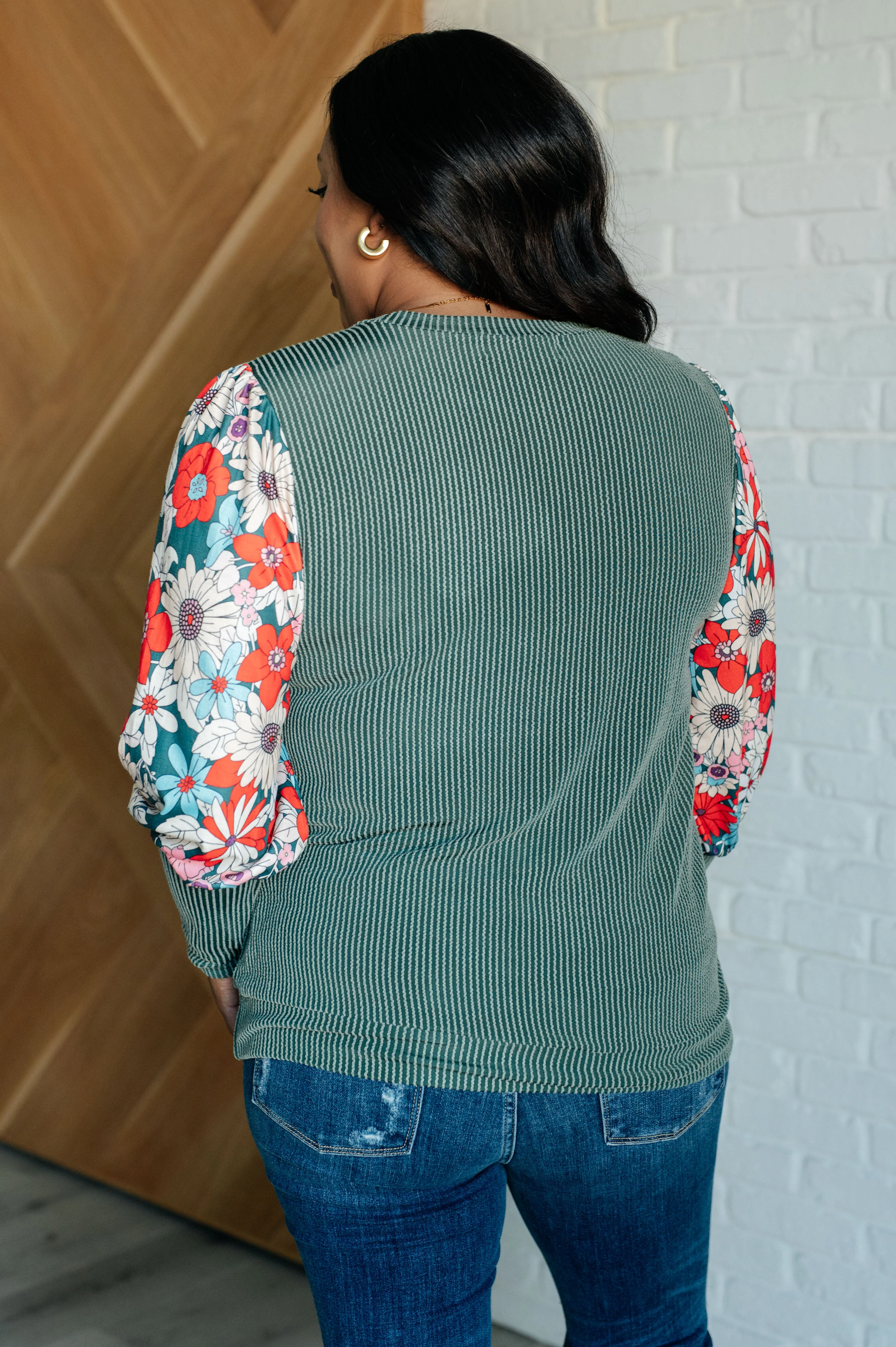 Better Than Usual Floral Detail Top - Image 9