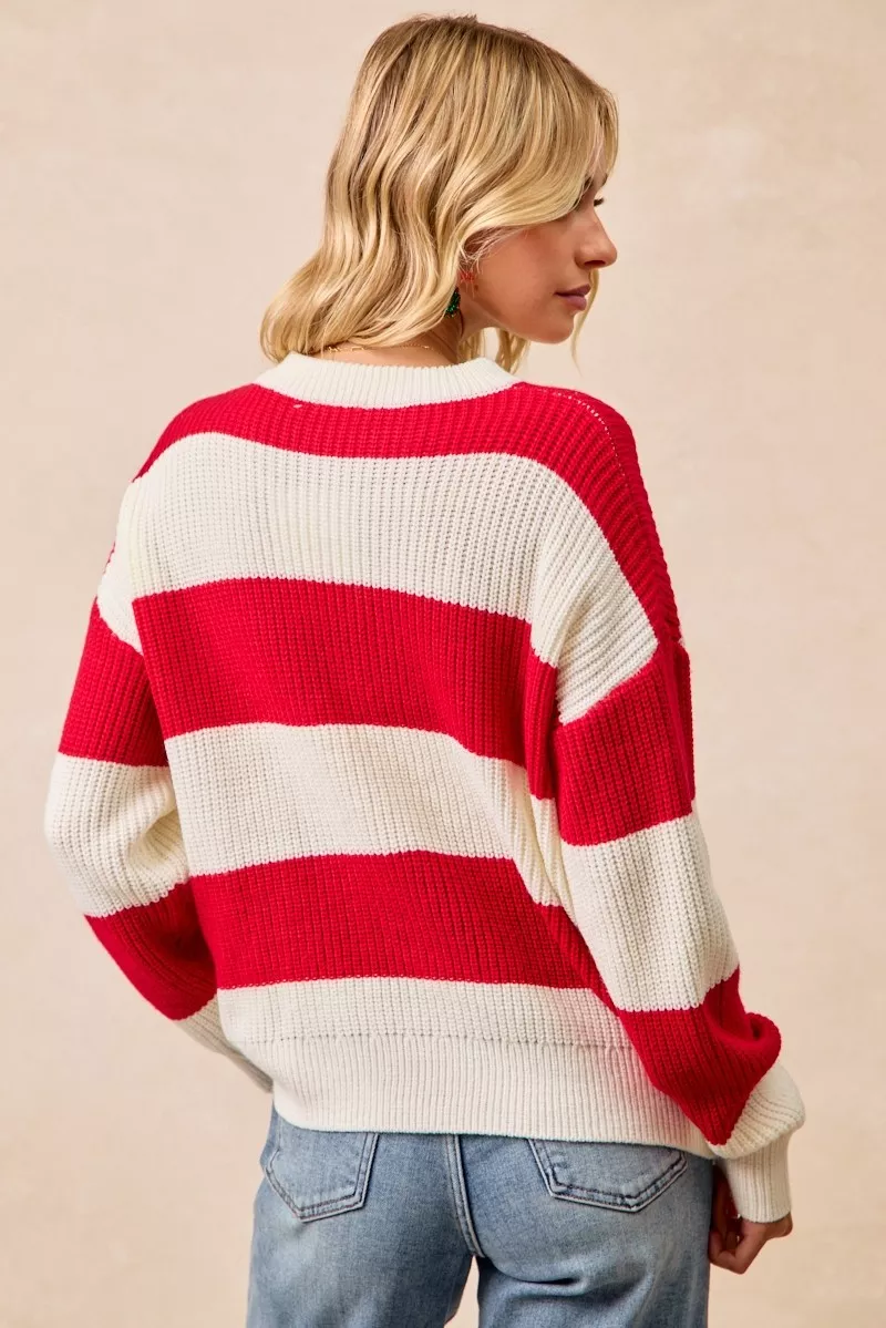 BiBi Christmas Merry Lettering Sweater - Image 13