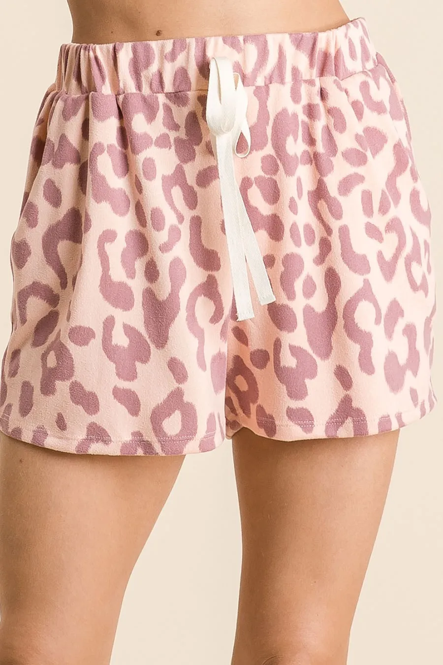 BiBi Leopard Shorts with Twill Tape Drawstring - Image 2