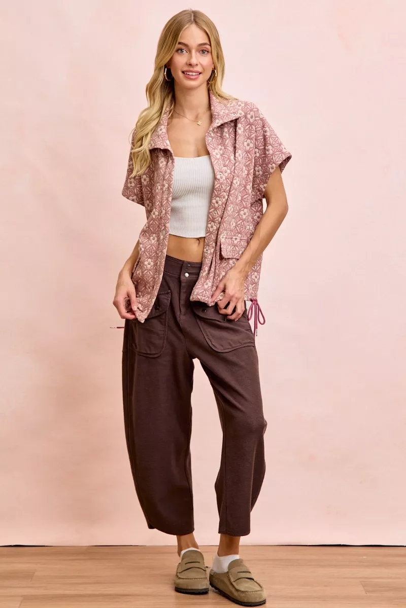 BiBi Washed Terry Pants with Pockets - Image 12