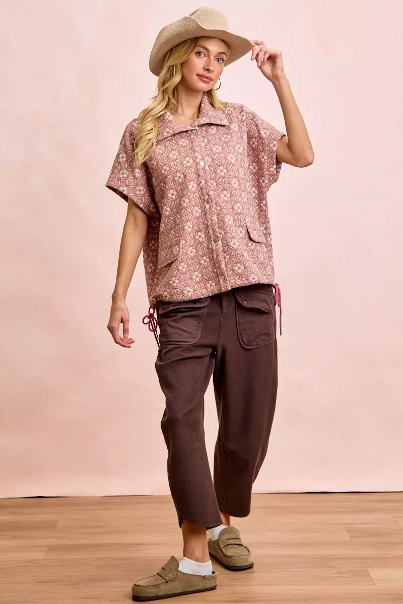 BiBi Washed Terry Pants with Pockets - Image 9