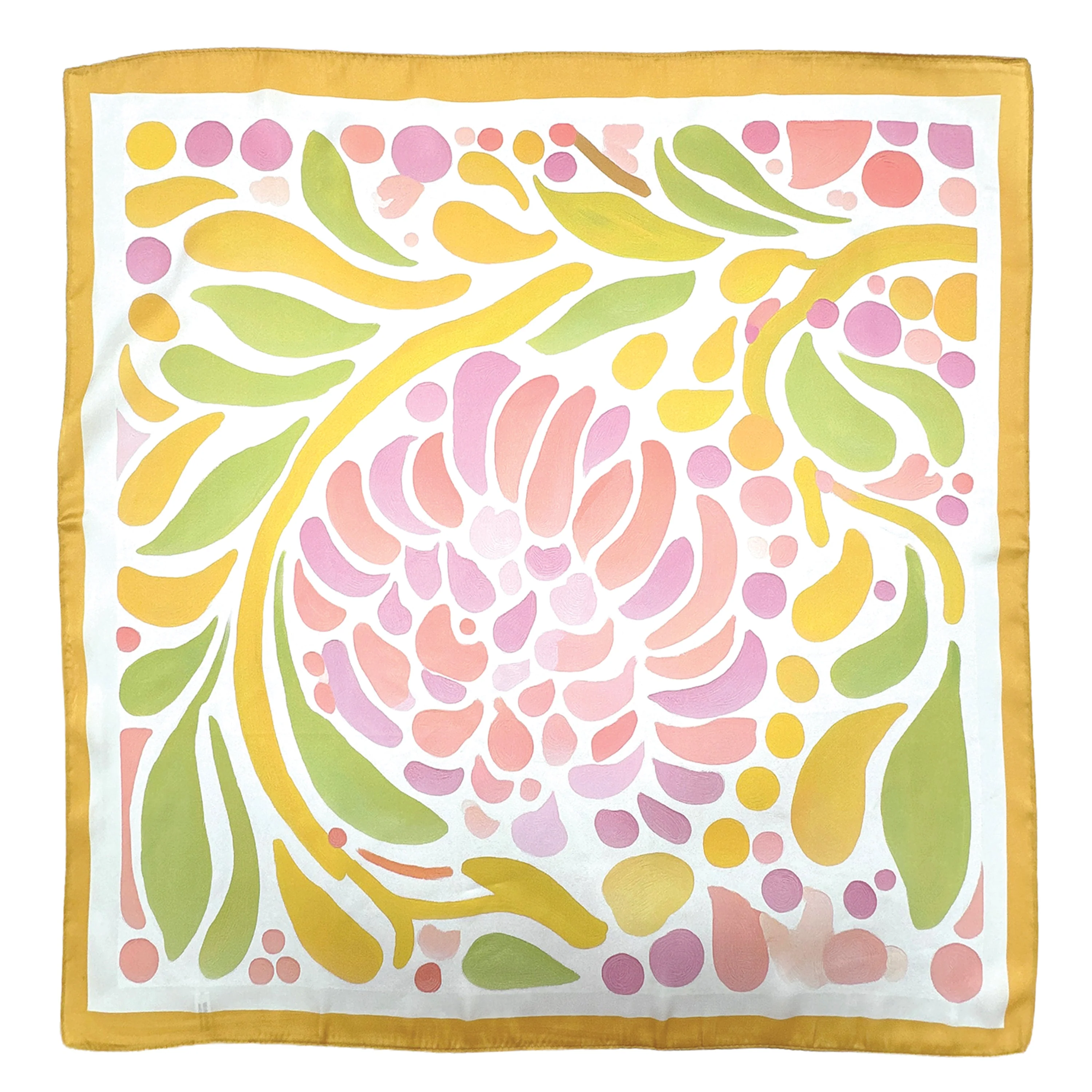 Bloom Print Square Scarf - Image 8