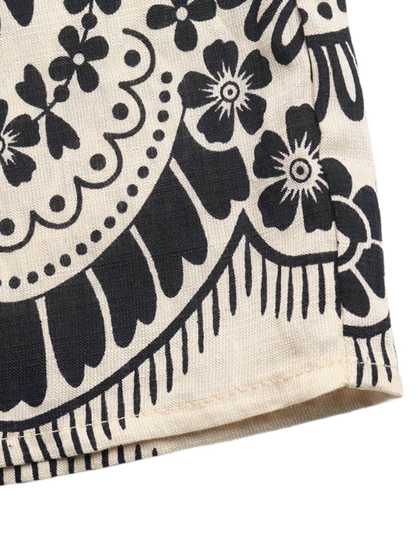 Boho Print Wide Leg Pants - Image 9