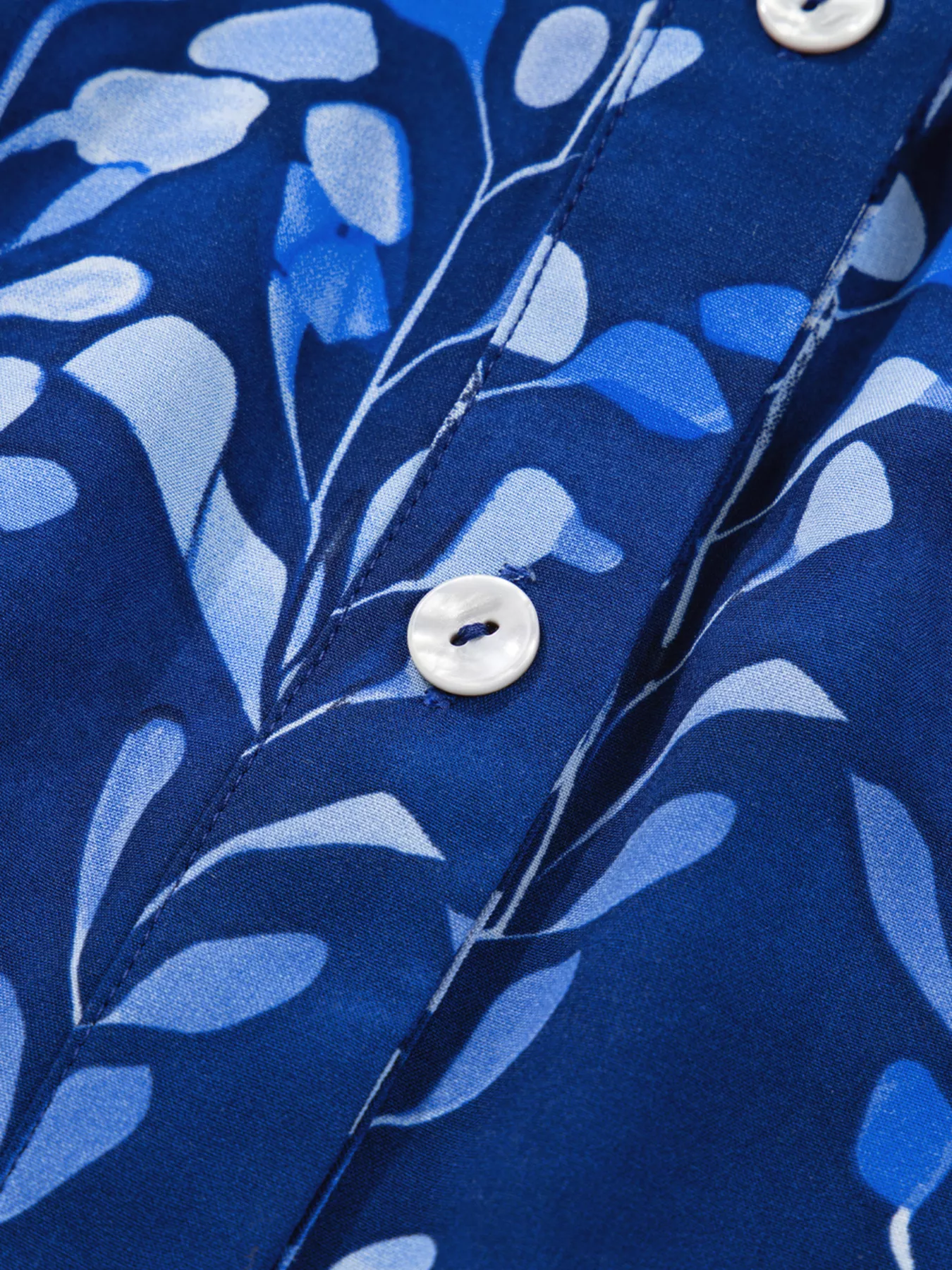 Botanical Print Button Up Shirt - Image 7