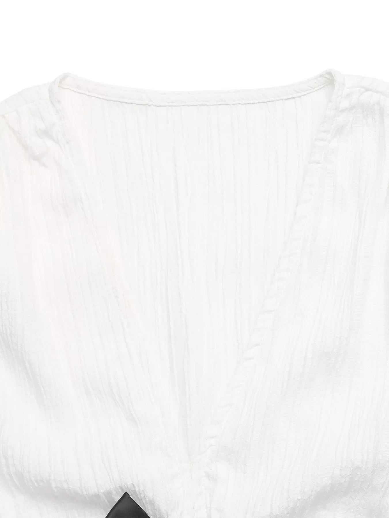 Bow Front Cap Sleeve Blouse - Image 8