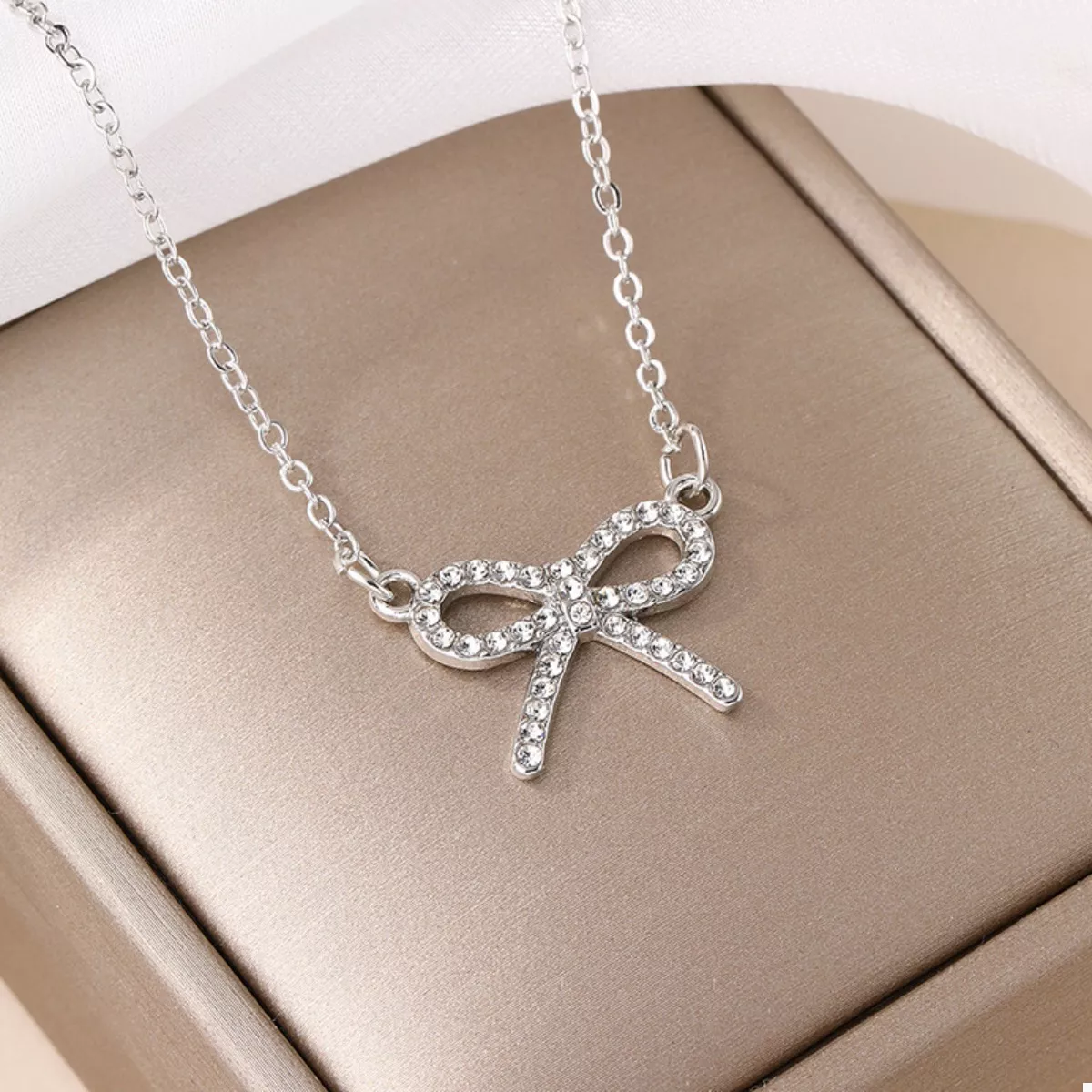 Bowknot Pendant Necklace - Image 6