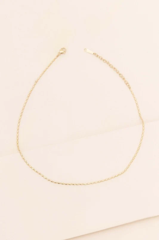 Bubble Chain Choker Necklace - Image 3