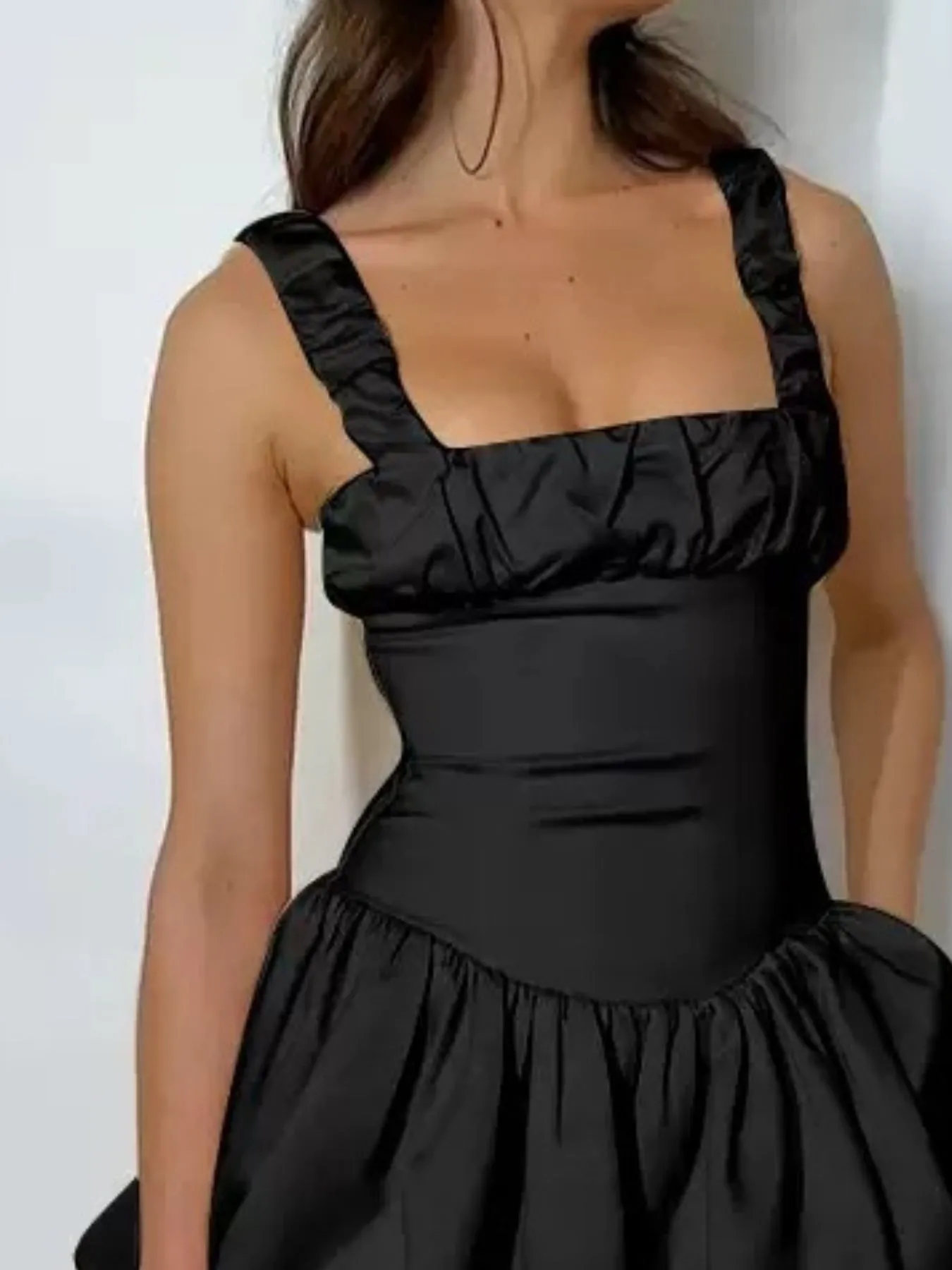 Bubble Hem Mini Dress - Image 10