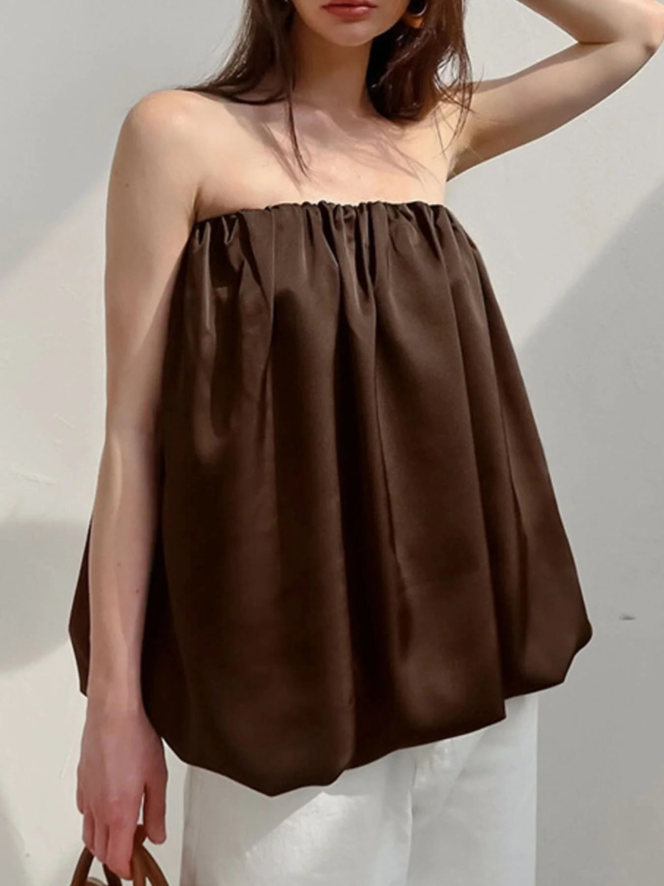 Bubble Hem Tube Top - Image 10