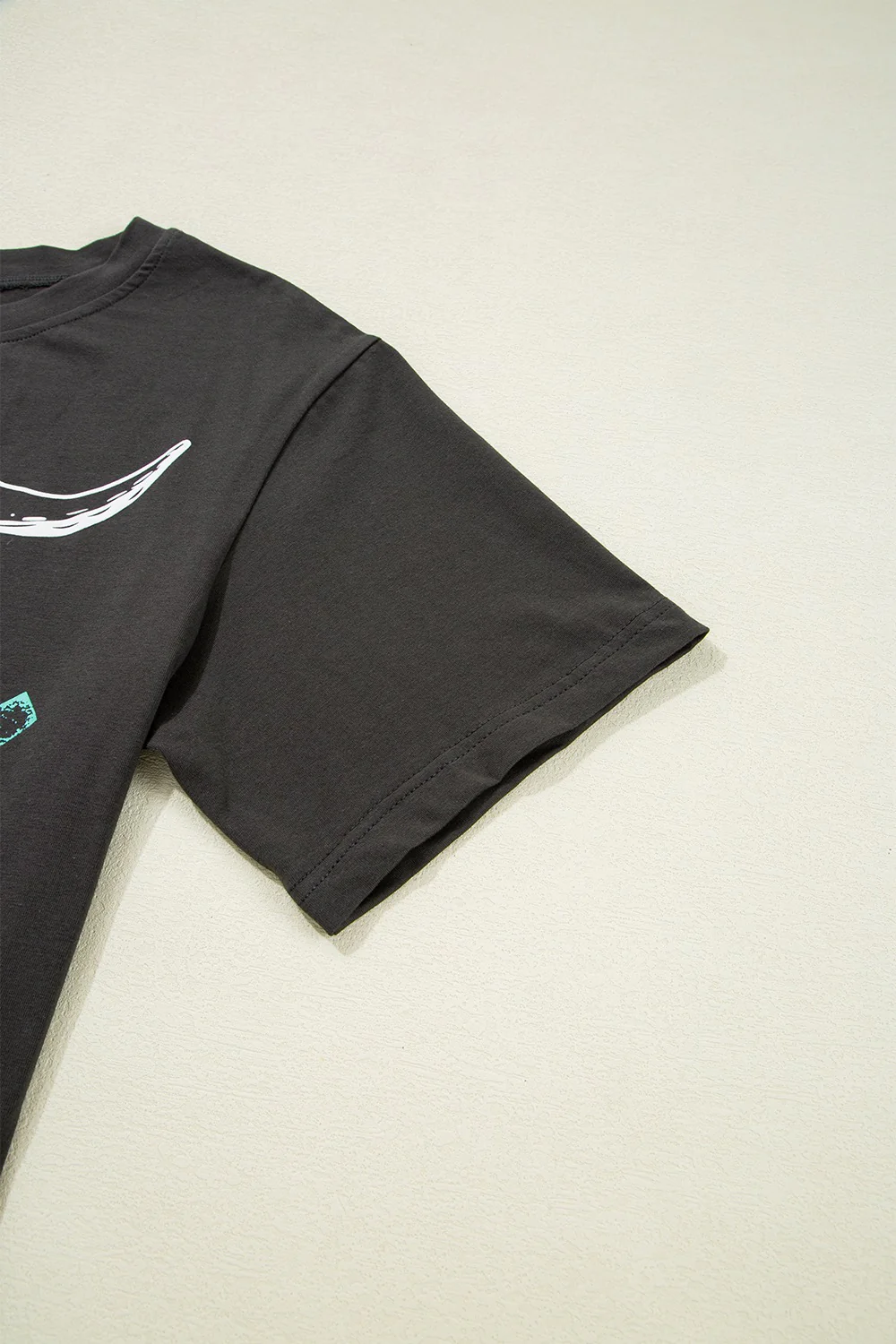 Bull Head Skull Round Neck Short Sleeve T Shirt - Image 8