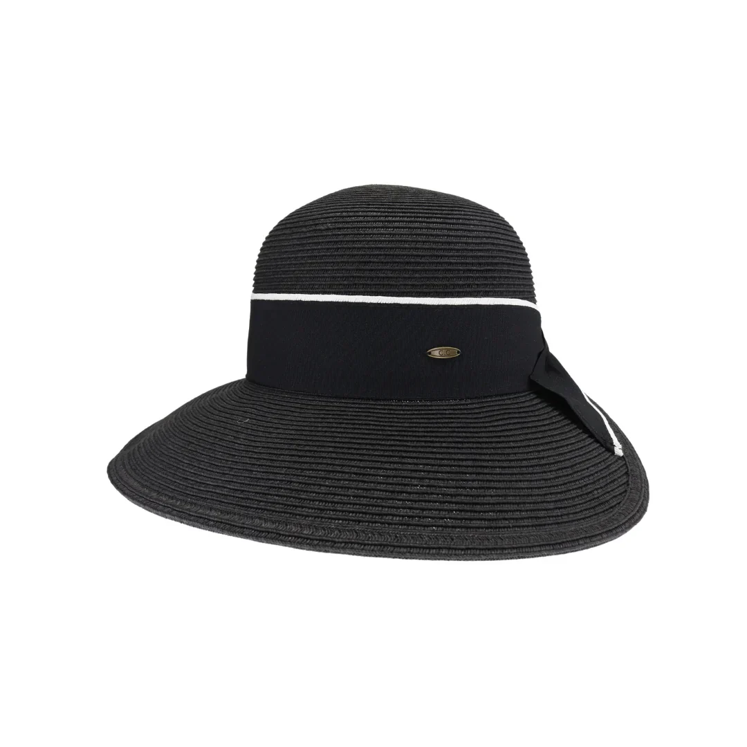 Butterfly Split Bow Back C.C Brim hat