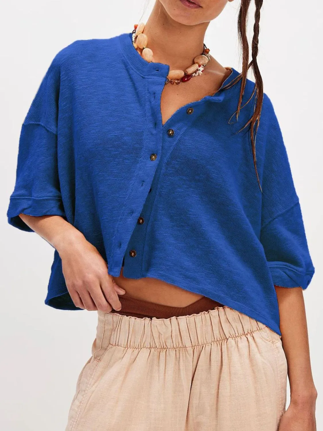 Button Down Half Sleeve Shirt - Image 11