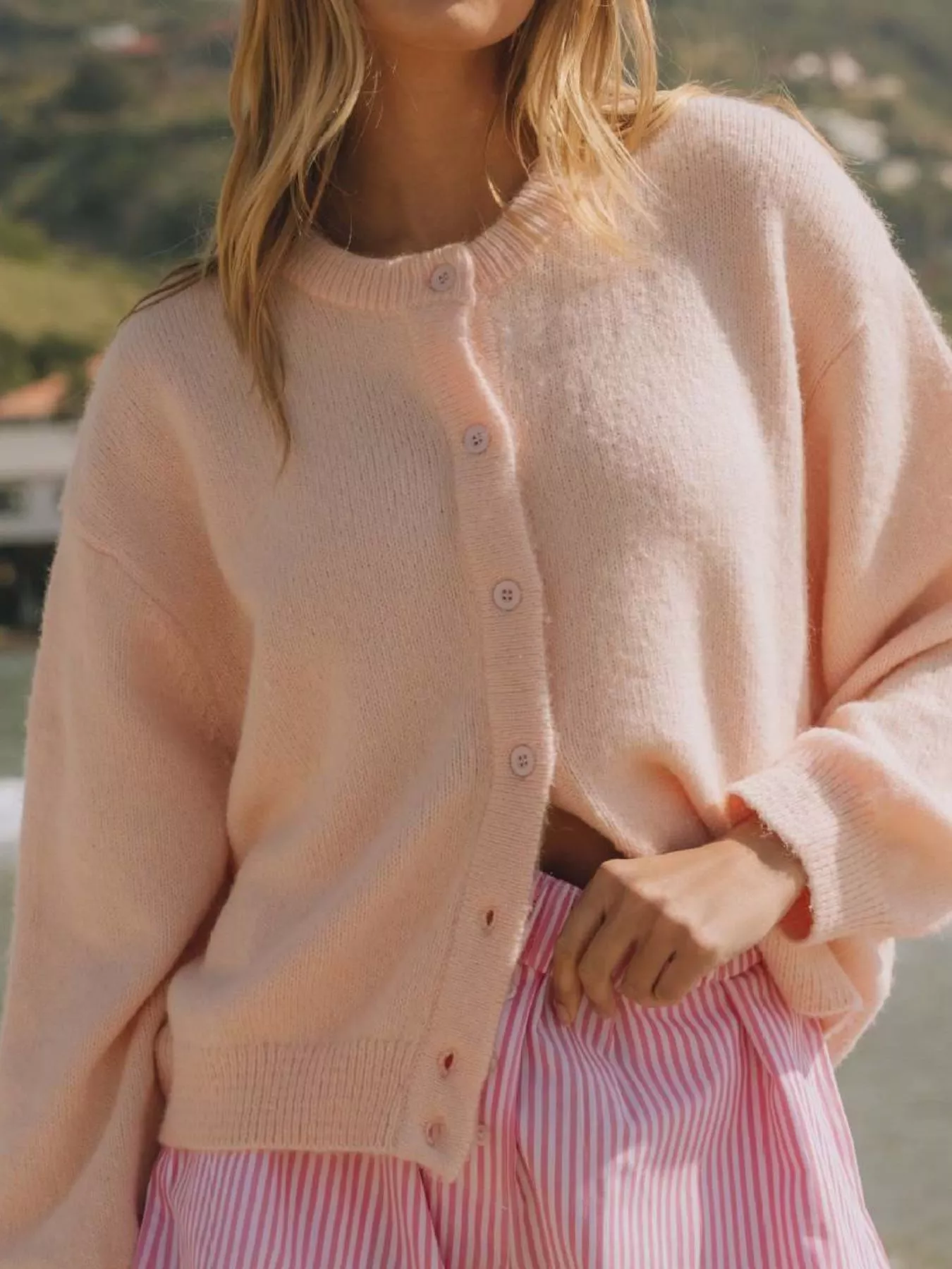 Button-Down Knit Cardigan - Image 12