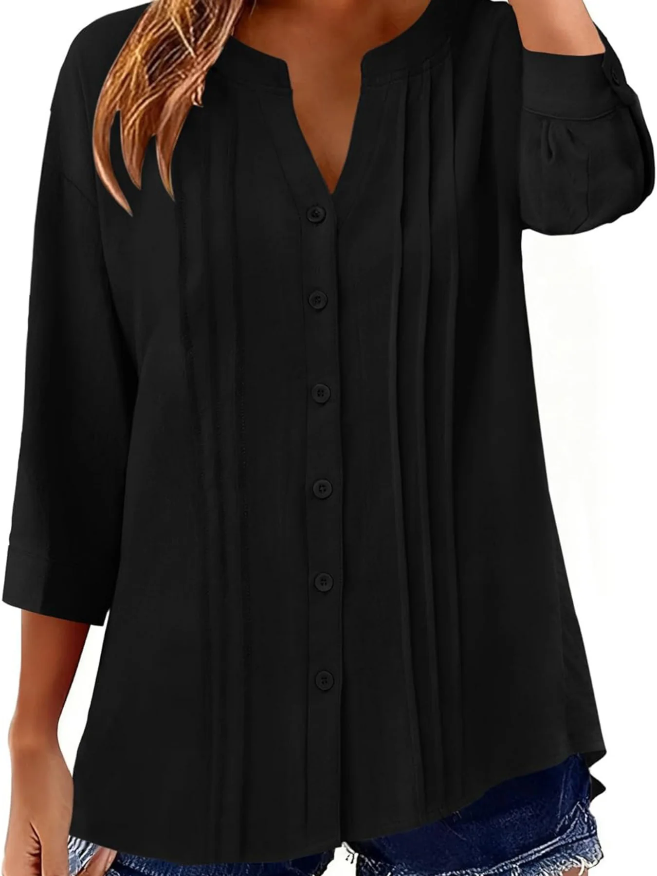 Button-Down Notched Shirt - Image 12