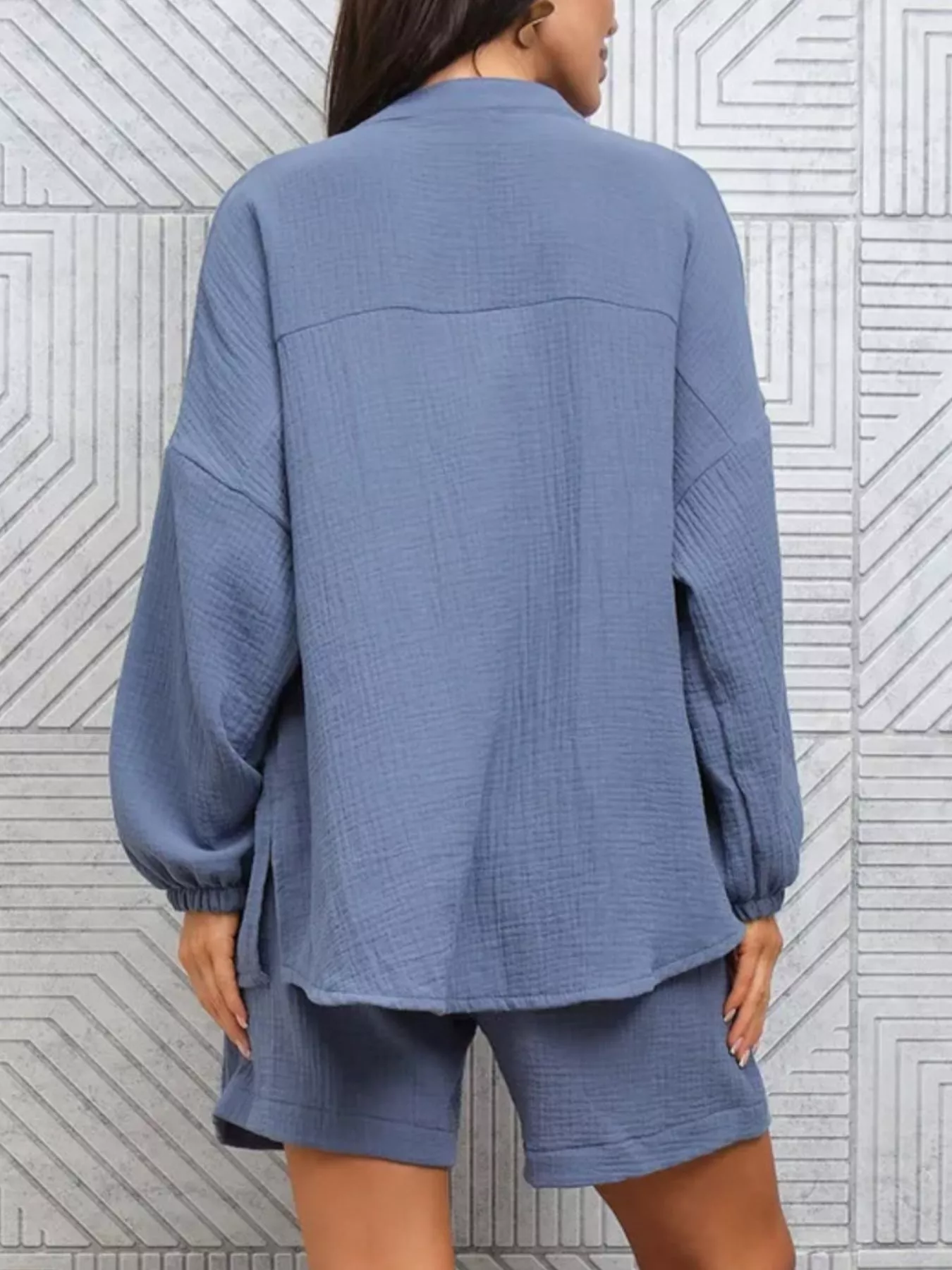 Button-Down Shirt and Shorts Set - Image 26