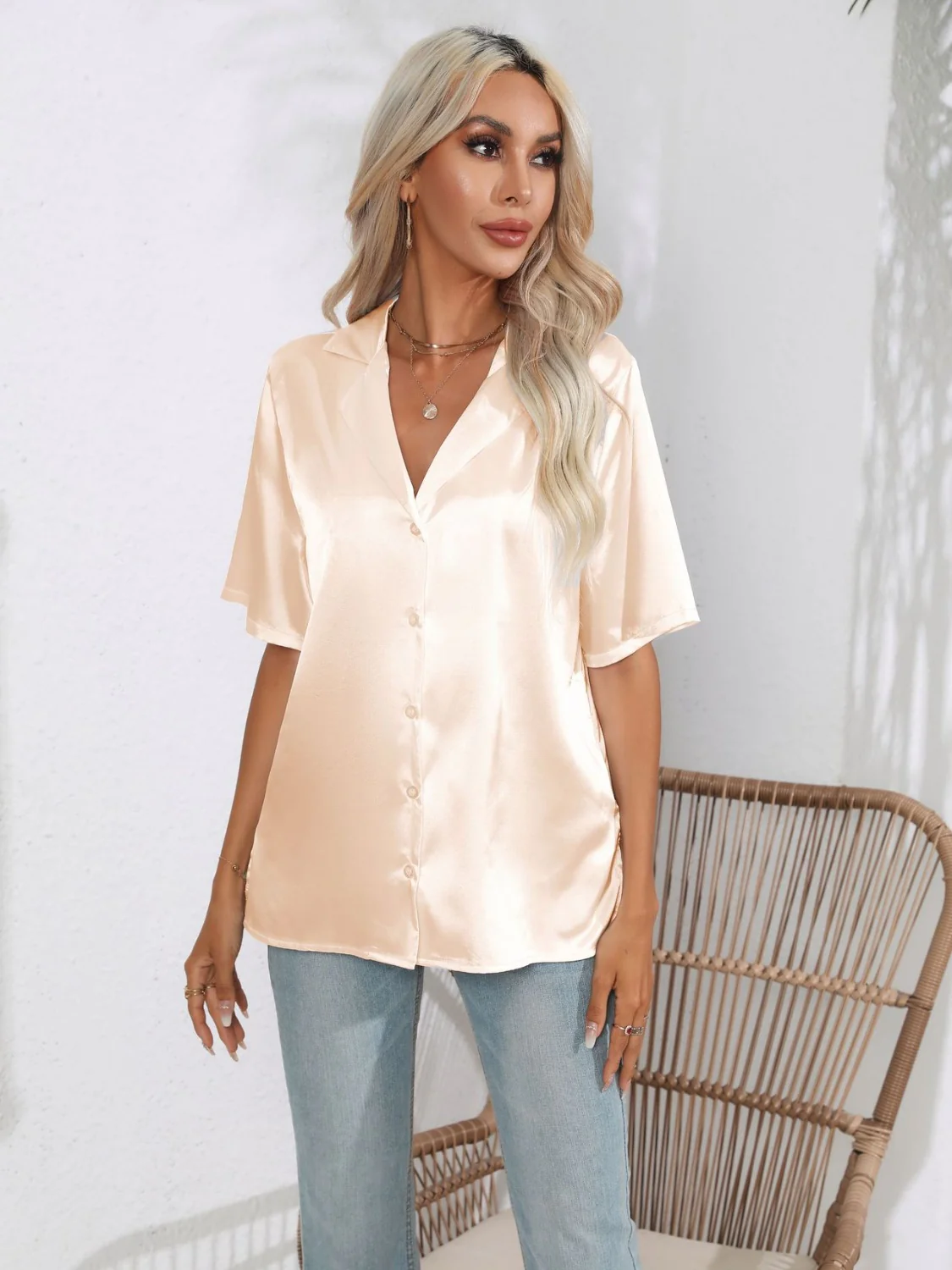 Button Down Short Sleeve Shirt - Image 21