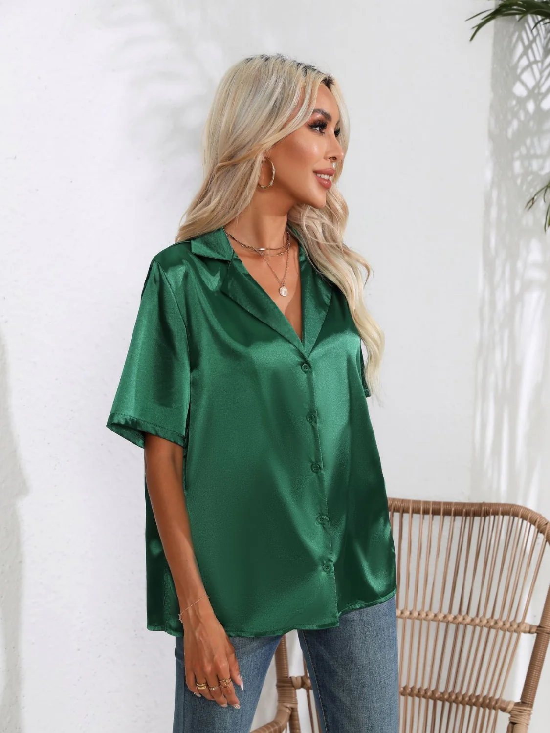 Button Down Short Sleeve Shirt - Image 6