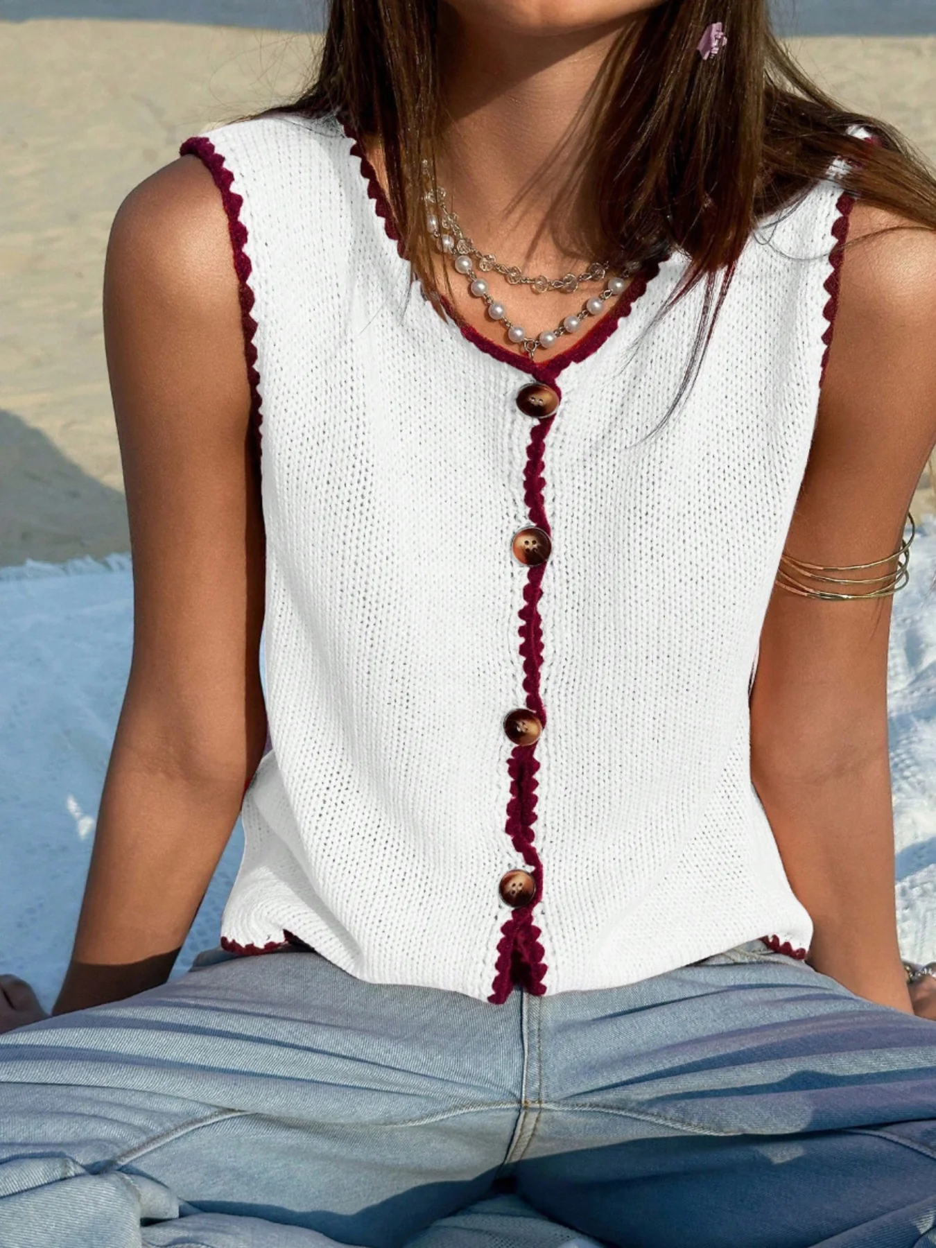 Button-Down Sweater Vest - Image 16