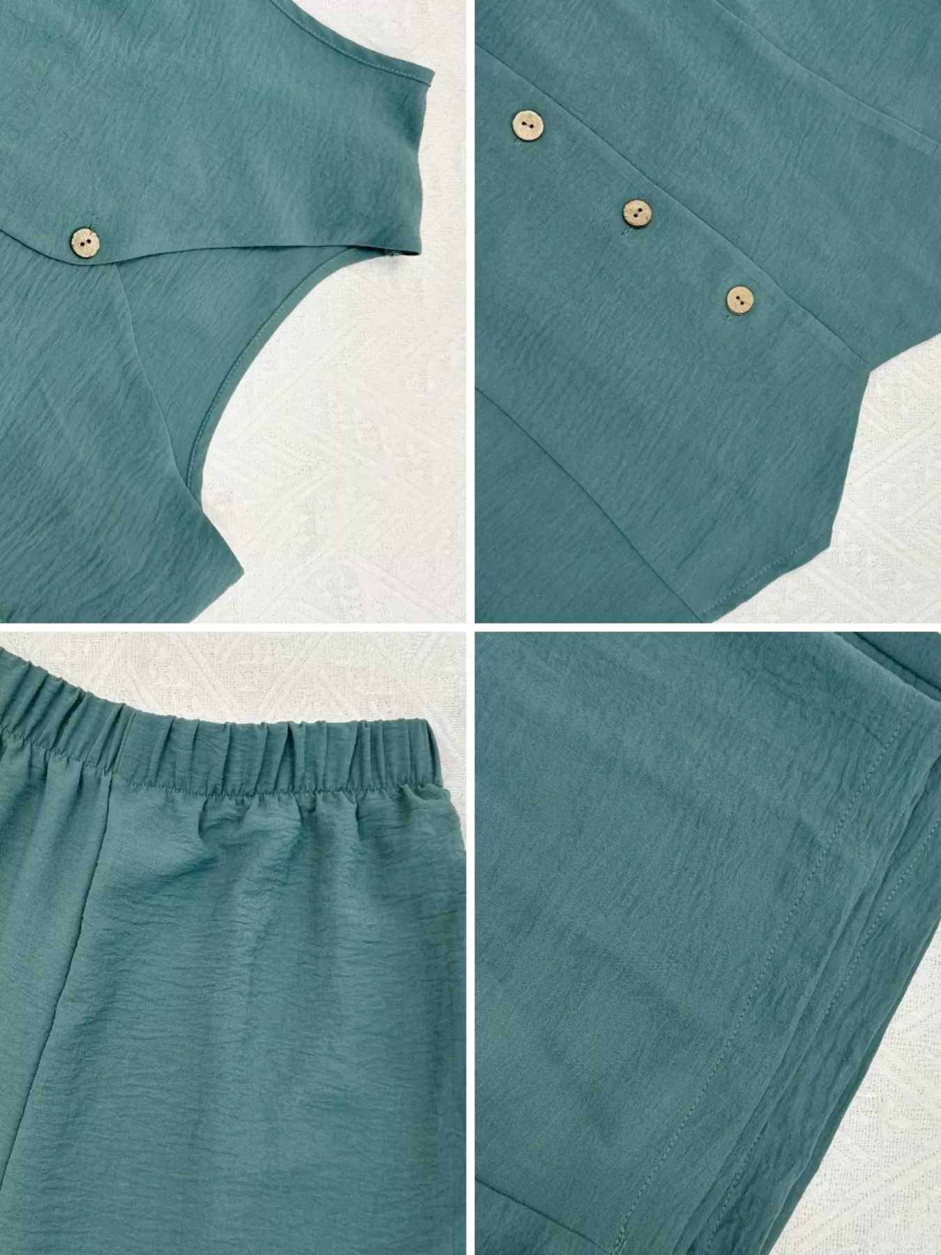 Button-Down Vest & Wide Leg Pants Set - Image 29